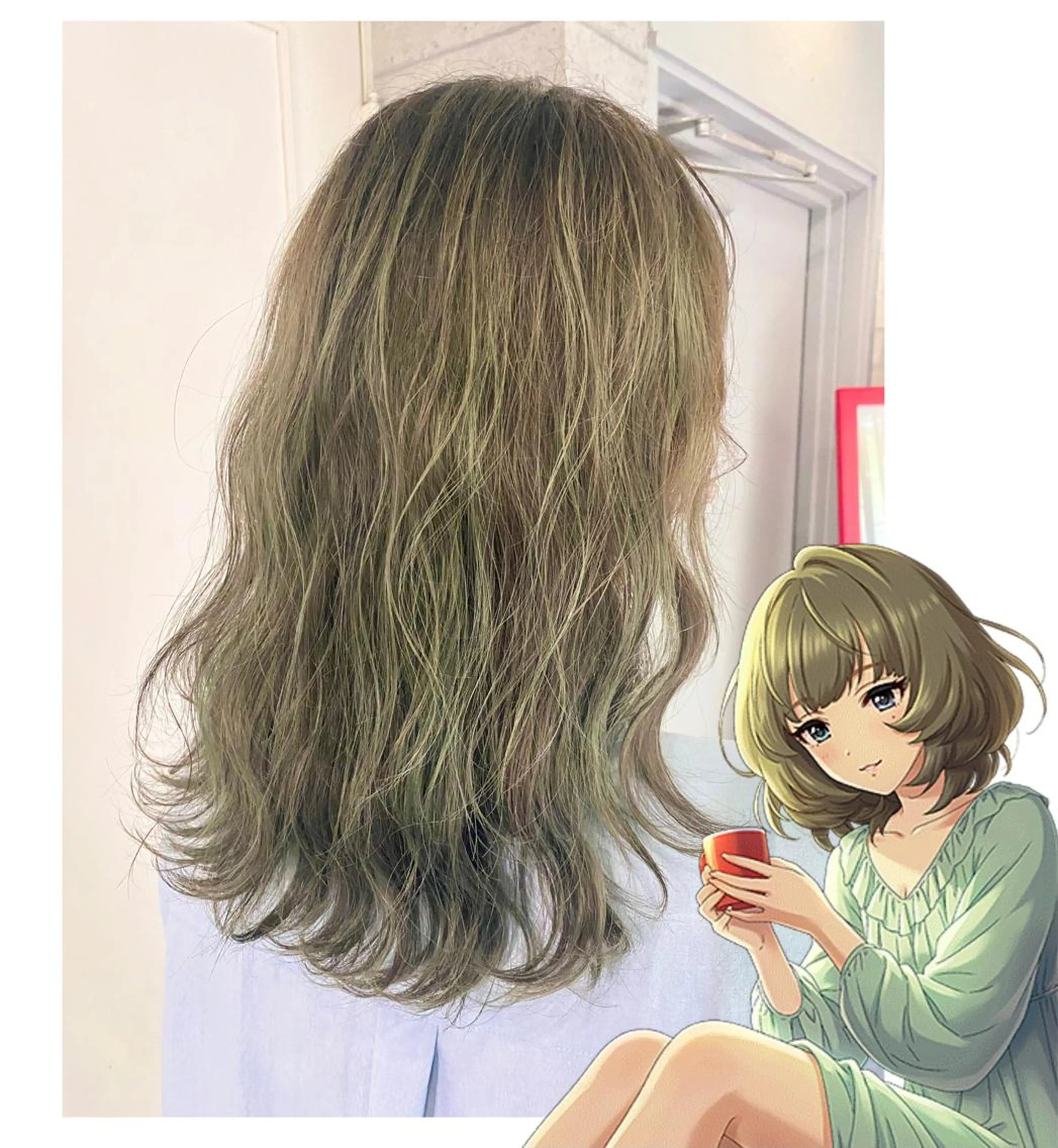 ミディアム カラー ブリーチ ハイライトカラー ハイライト GARU-ガル-所属・TSUNO🦖 派手髪/オタク美容師のヘアスタイル