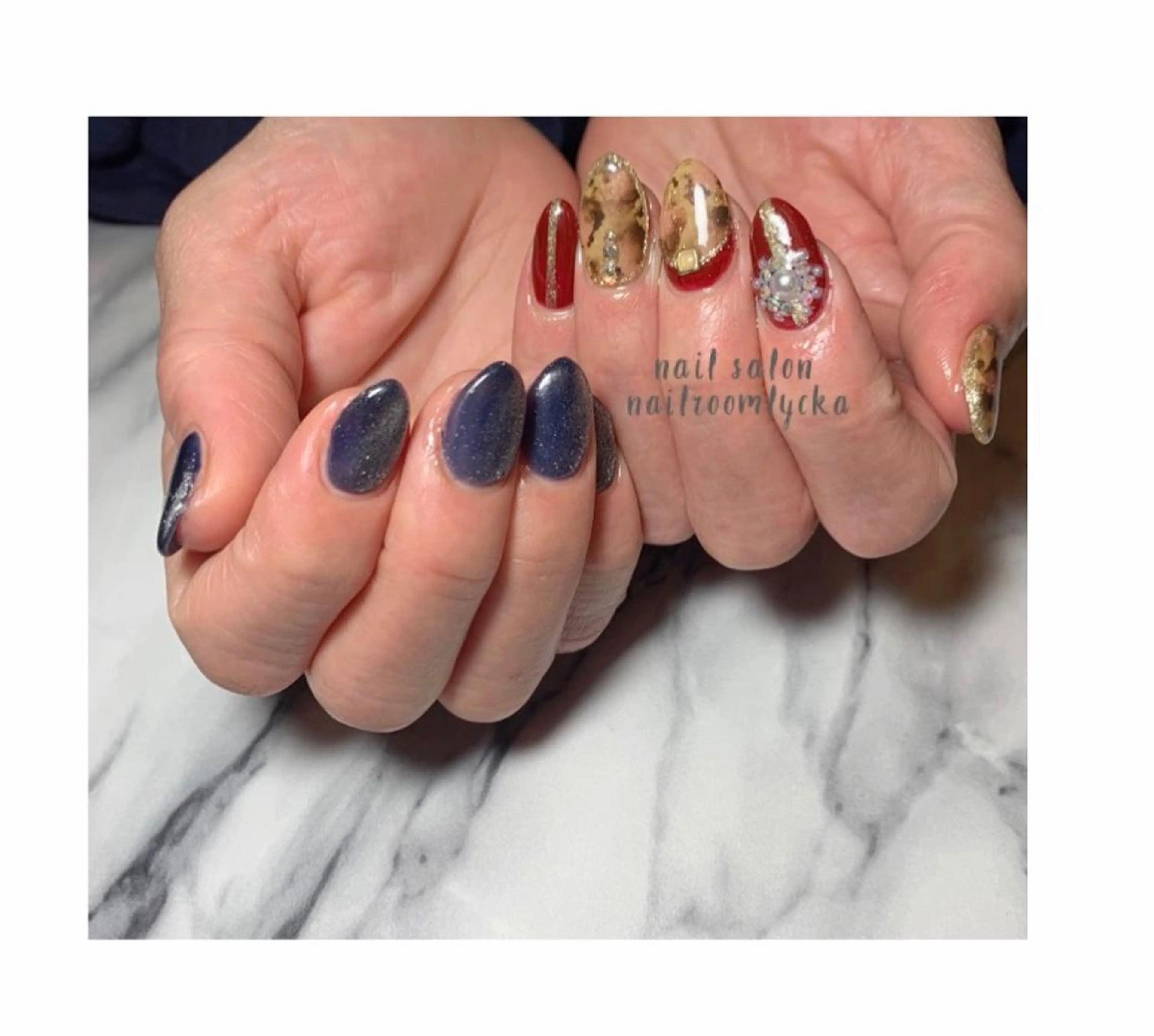 ネイル ﾈｲﾙﾙｰﾑﾘｯｶ 𝐦𝐚𝐲𝐮のネイルデザイン