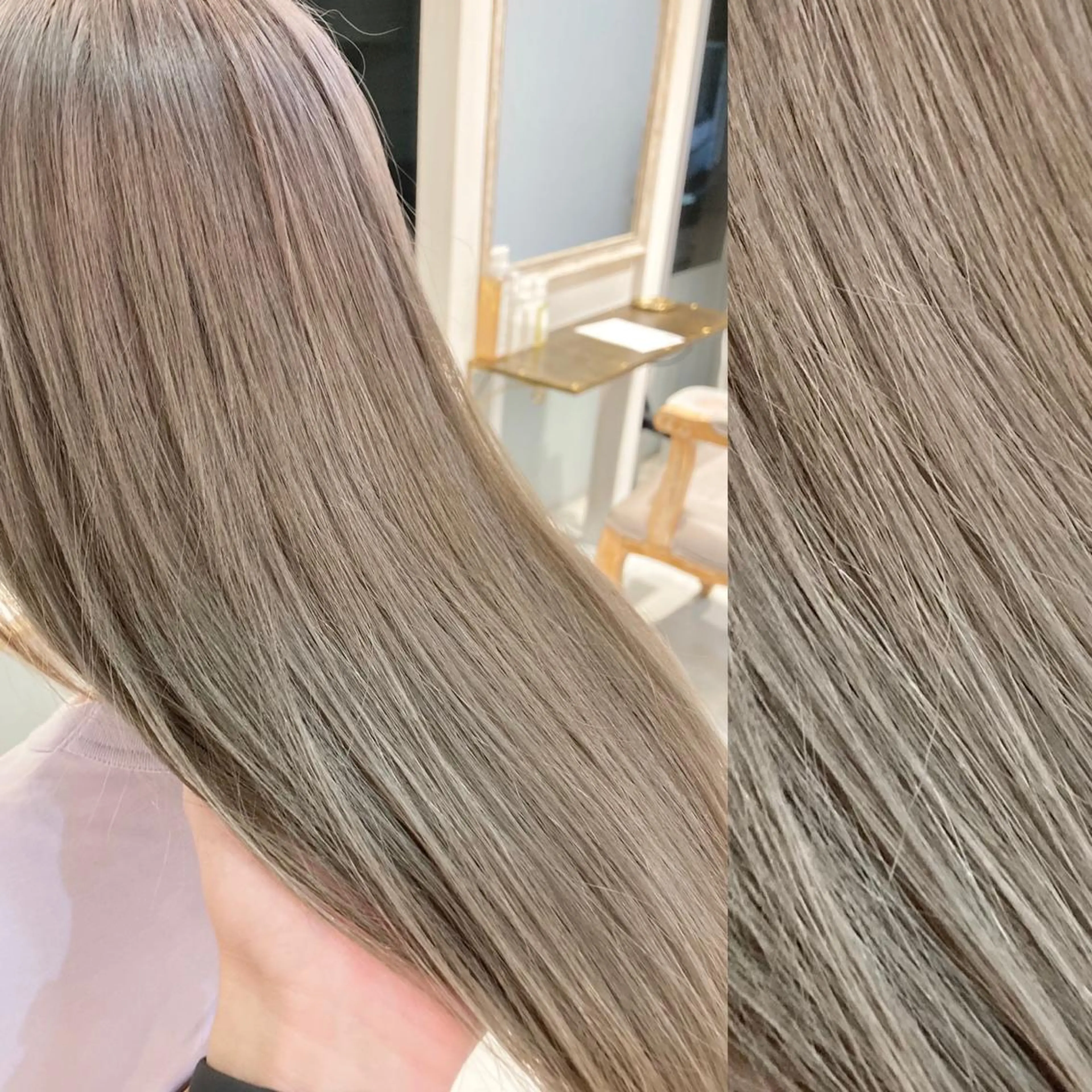 セミロング カラー ボブ& 髪質改善FUMIYAのヘアスタイル
