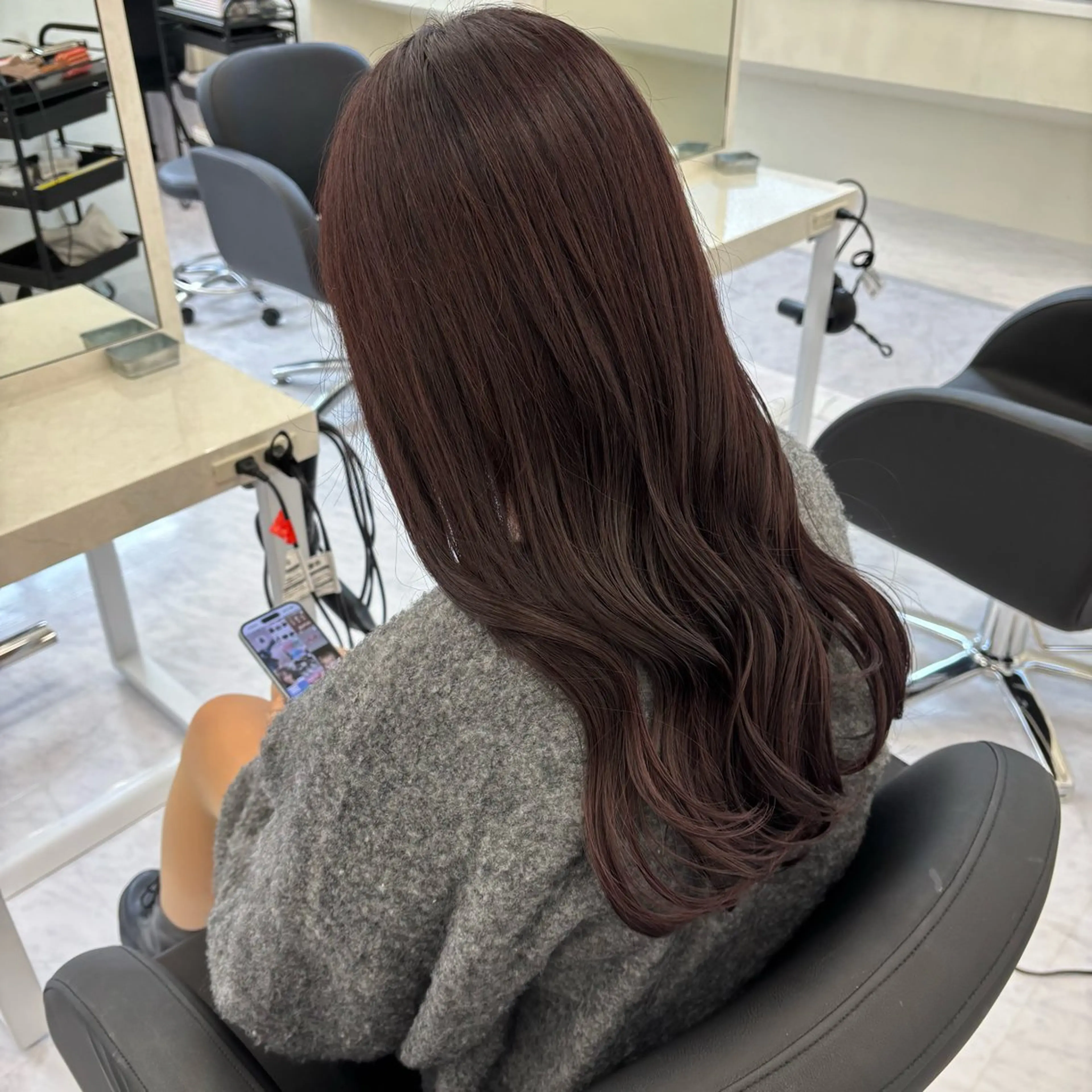 ロング カラー ブリーチ ラベンダーカラー ブリーチなしカラー ヘアカラー 🎀レイヤー×透明感 カラー🎀Ayanoのヘアスタイル