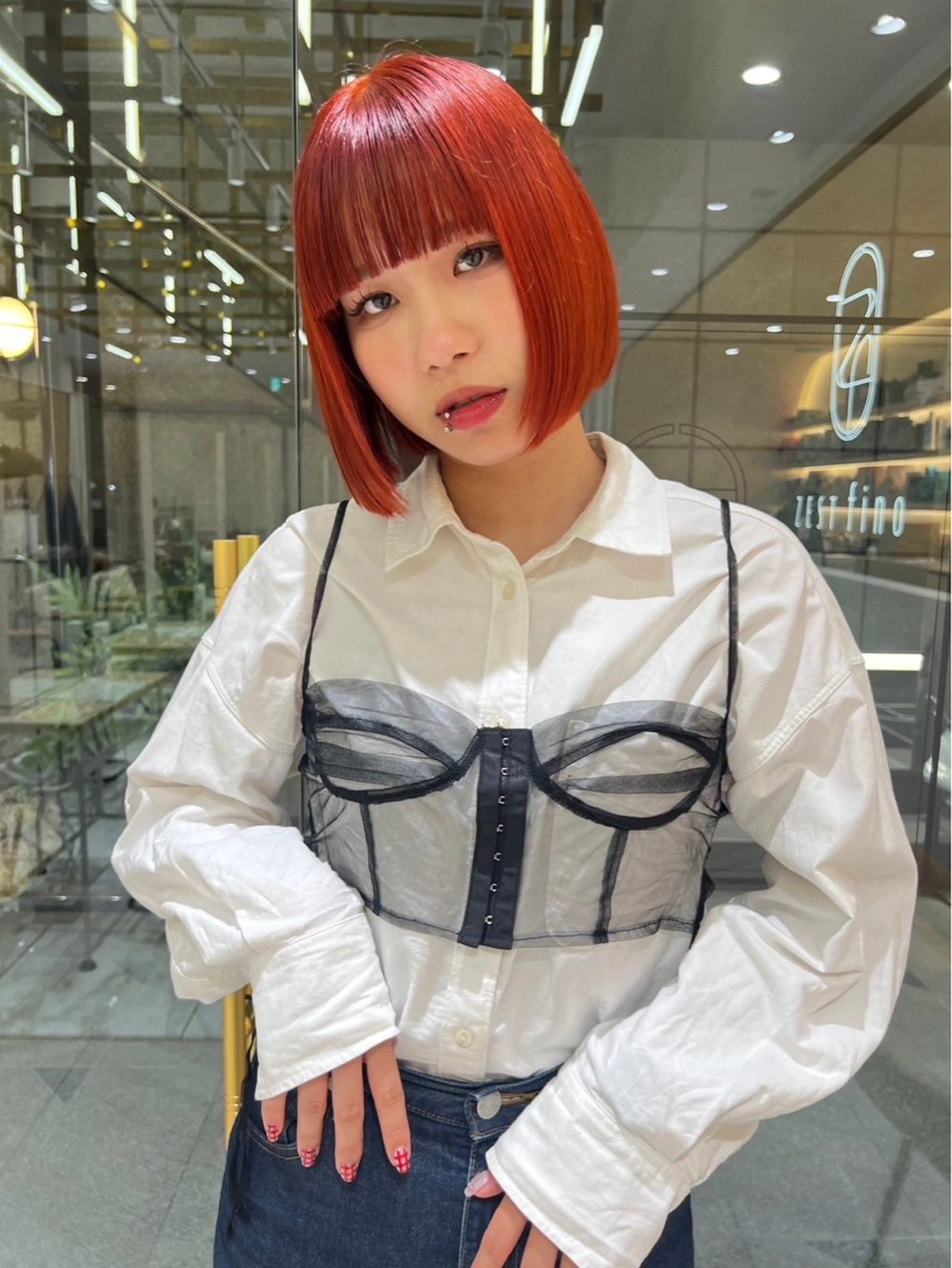 ショート カット 酸スト/フェザー パーマ/三谷海斗のヘアスタイル