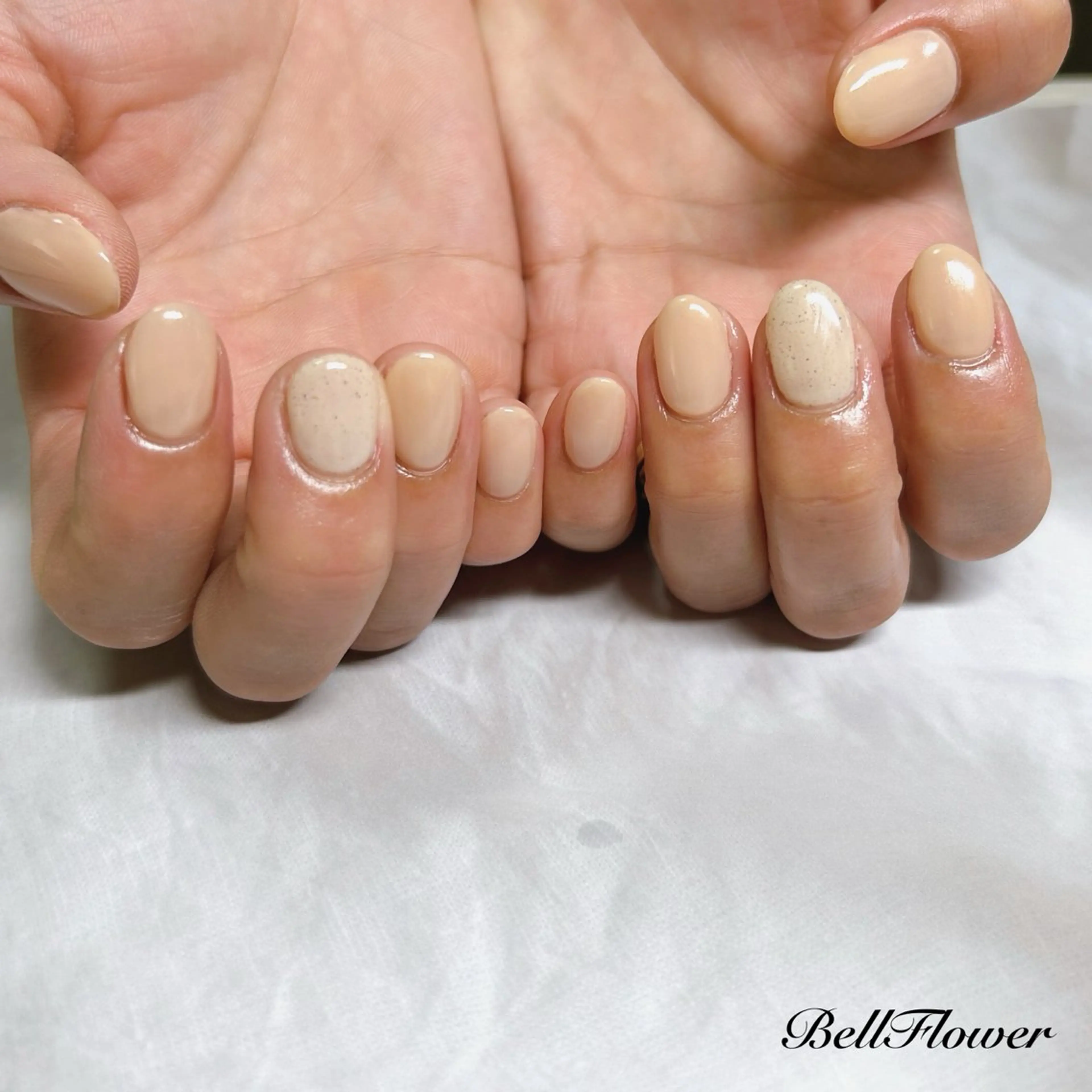 ネイル ハンドネイル Bell Flowerのネイルデザイン