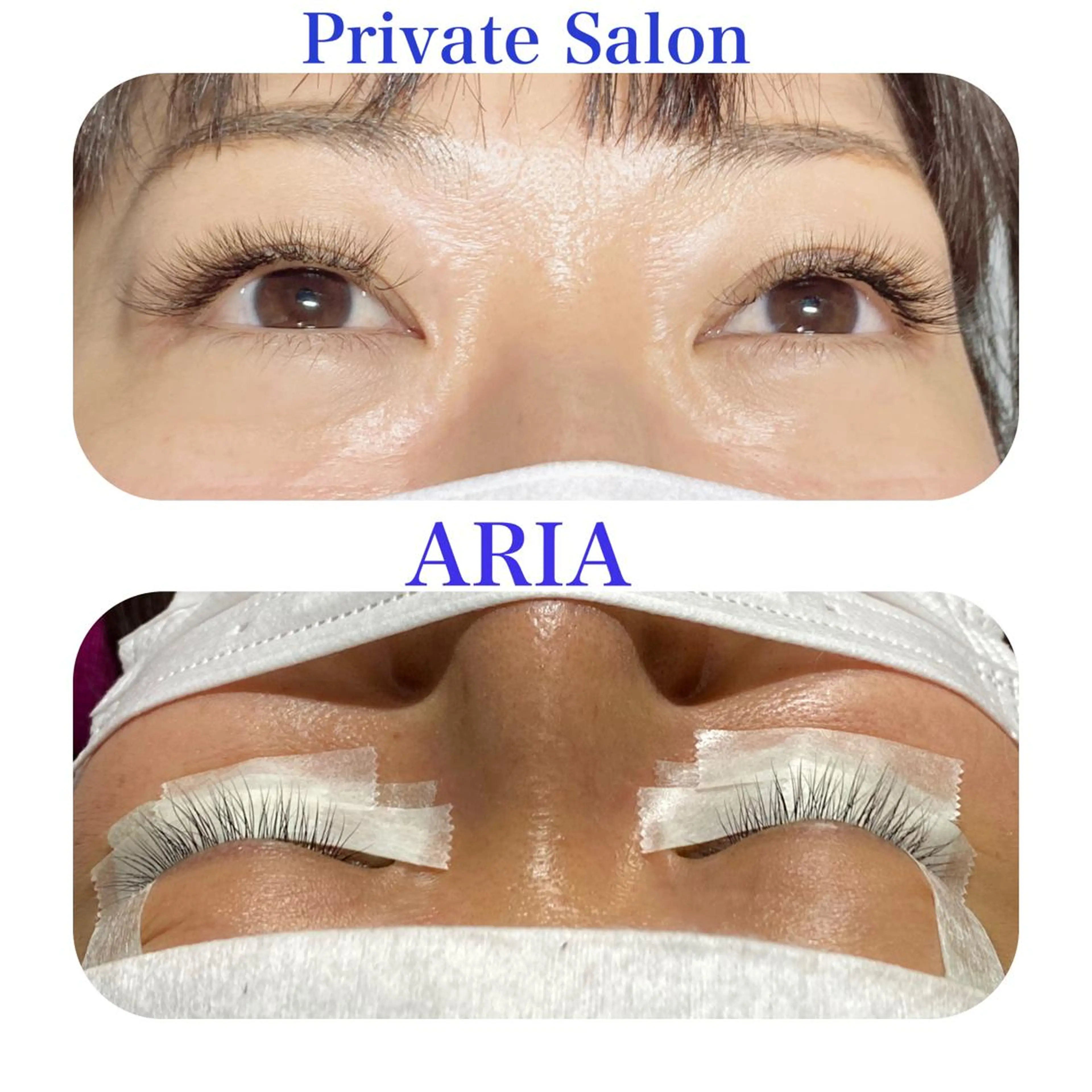 マツエク・マツパ ナチュラル ボリュームラッシュ ARIA所属・ARIAプライベート サロン五反田のマツエク・マツパデザイン