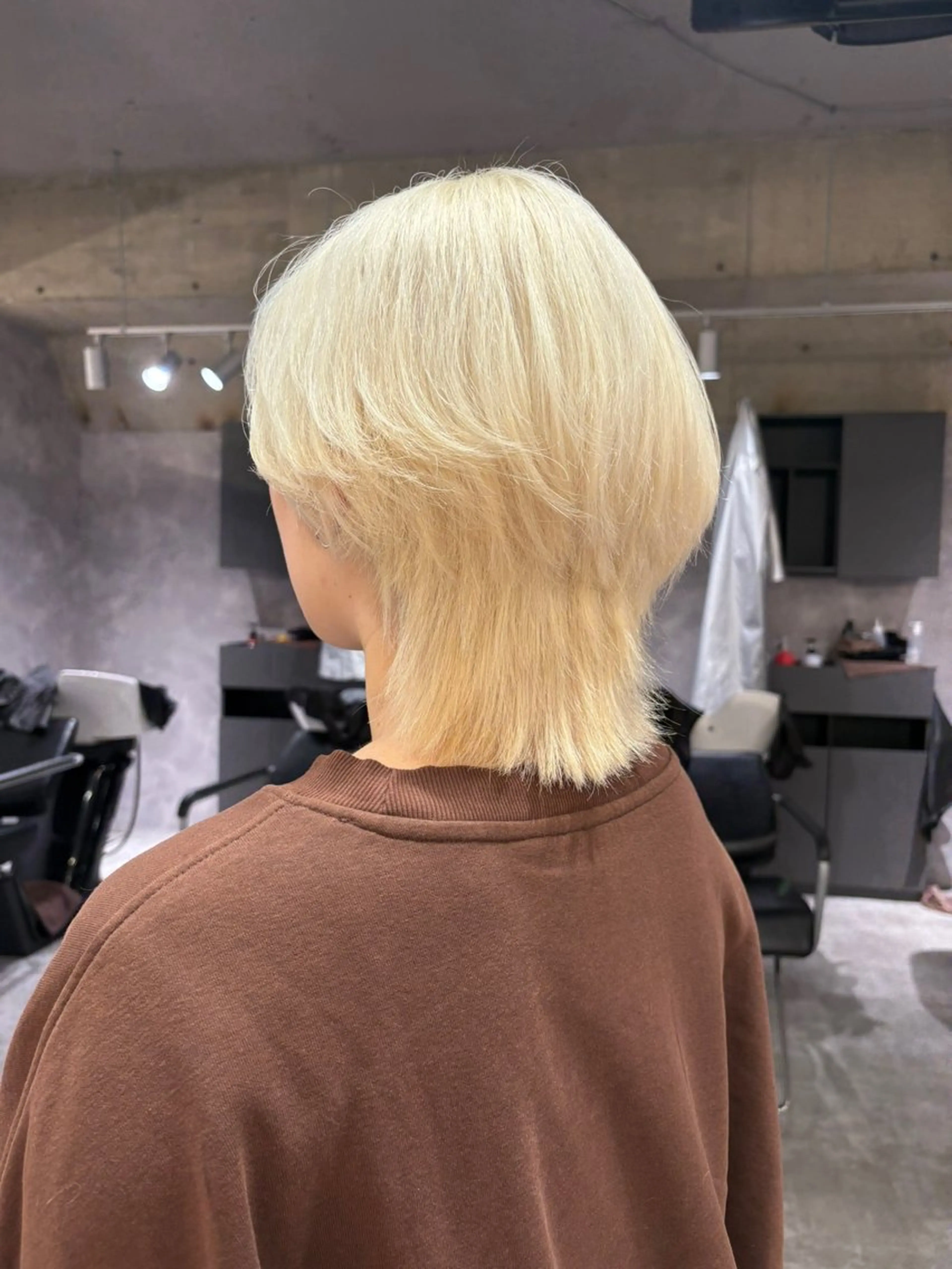 カラー ブリーチ ブロンド ホワイトブロンド ヘアカラー トリートメント PELE所属・ハイトーン/渋谷/ Kanau🥀のヘアスタイル