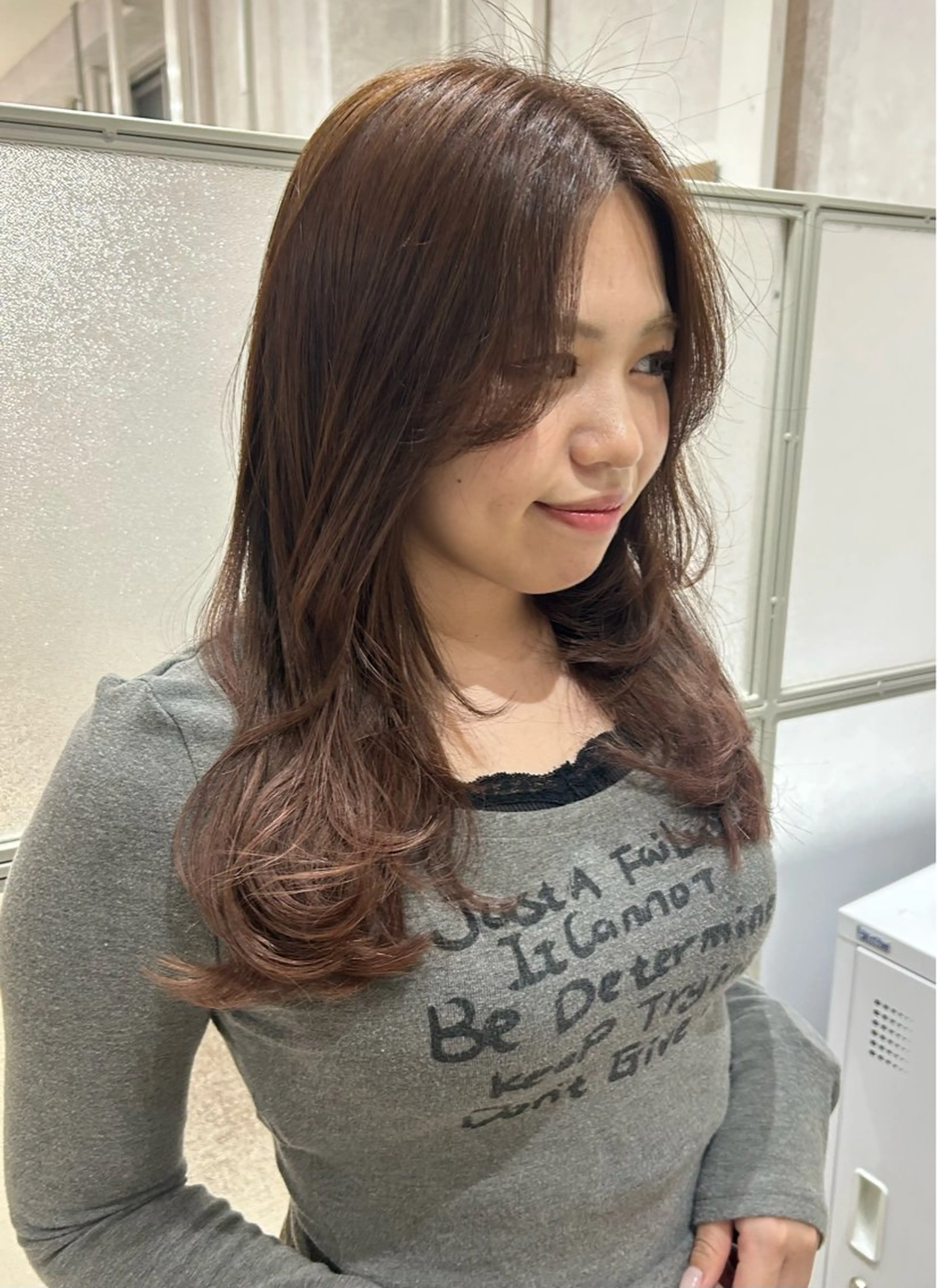 セミロング haruka 遥歌のヘアスタイル