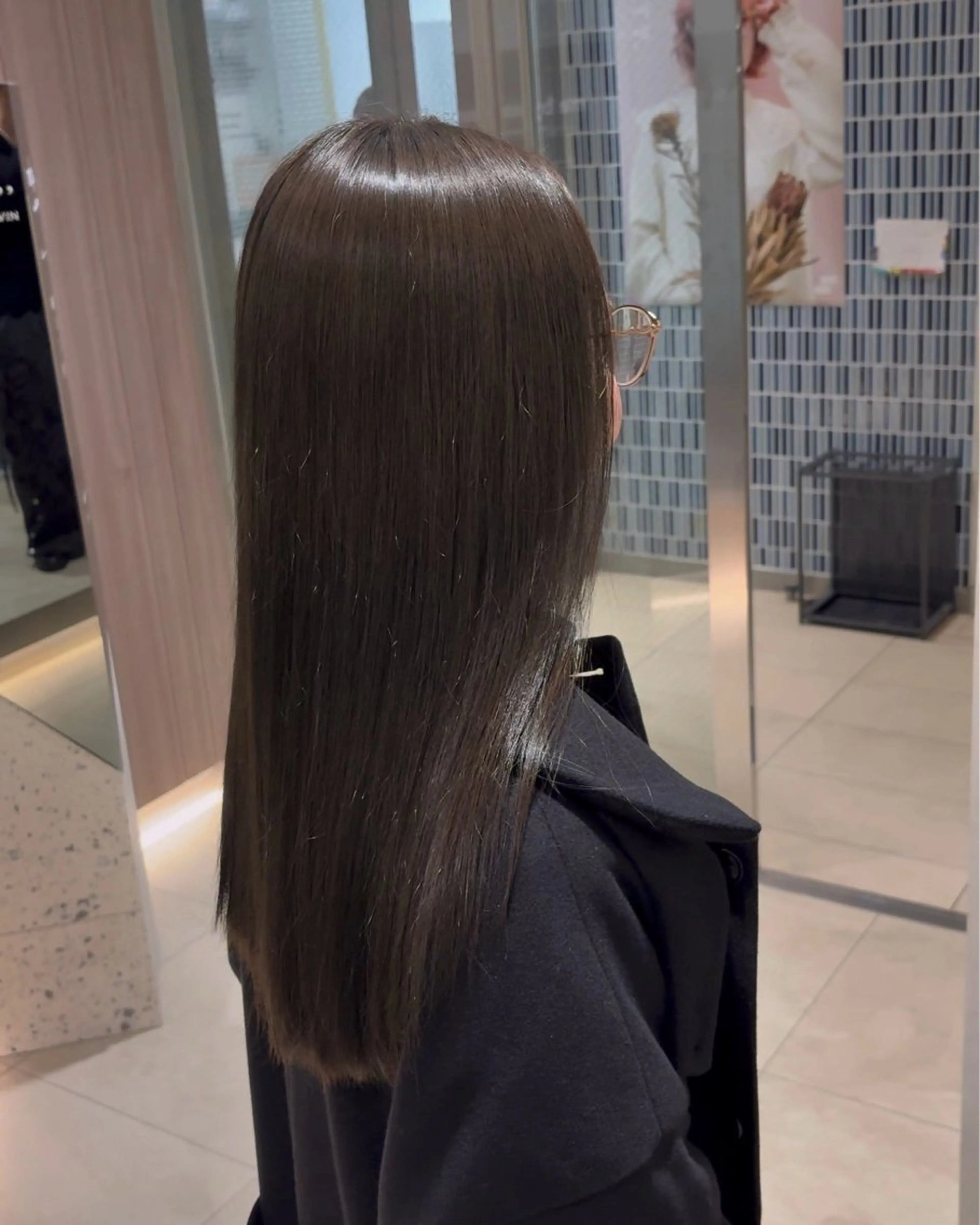 カラー ブリーチ ダブルカラー ブリーチなしカラー ヘアカラー meby所属・🩵福岡ブリーチなし カラー/紫音🩵のヘアスタイル