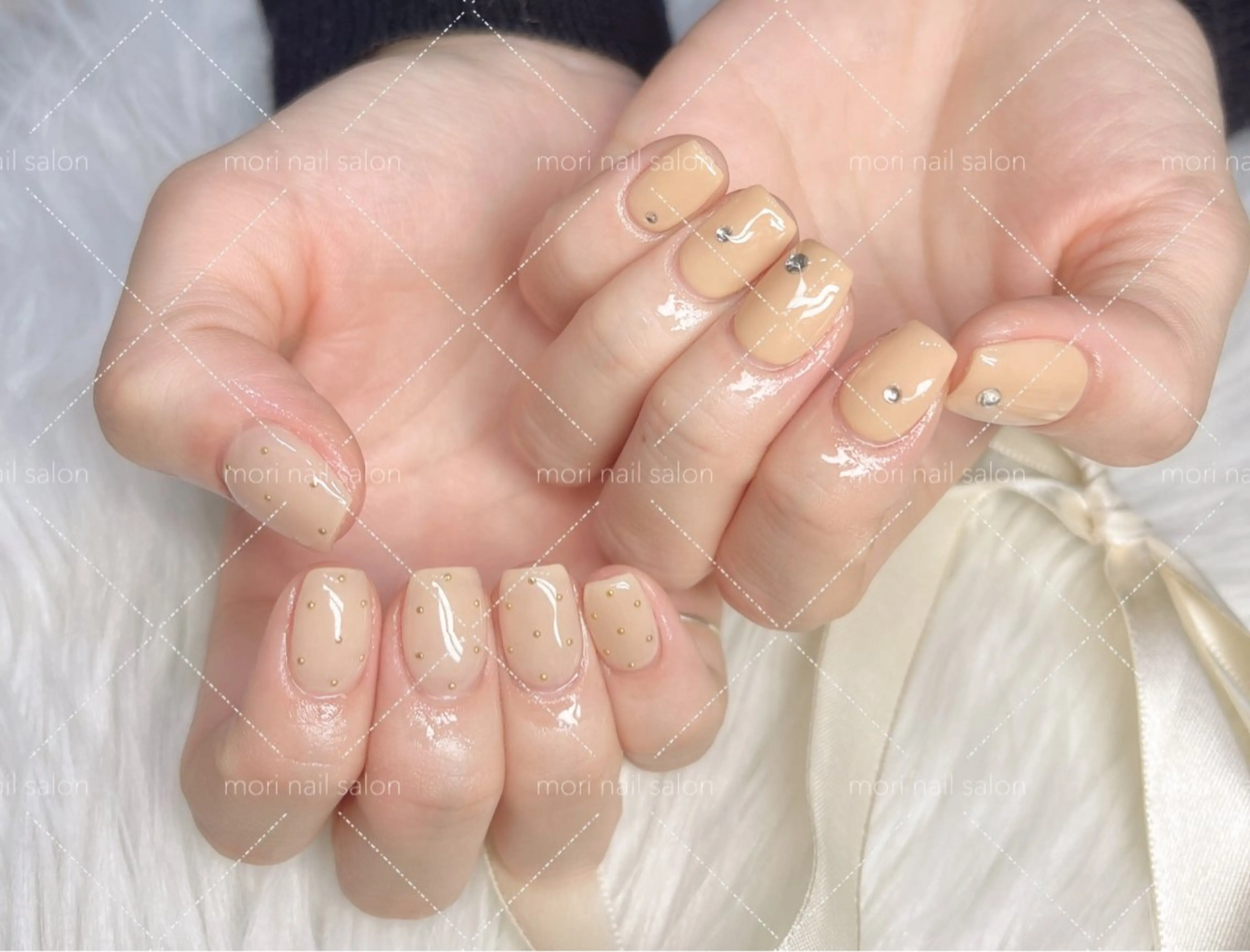 ネイル ハンドネイル 森 ネイルサロンのネイルデザイン