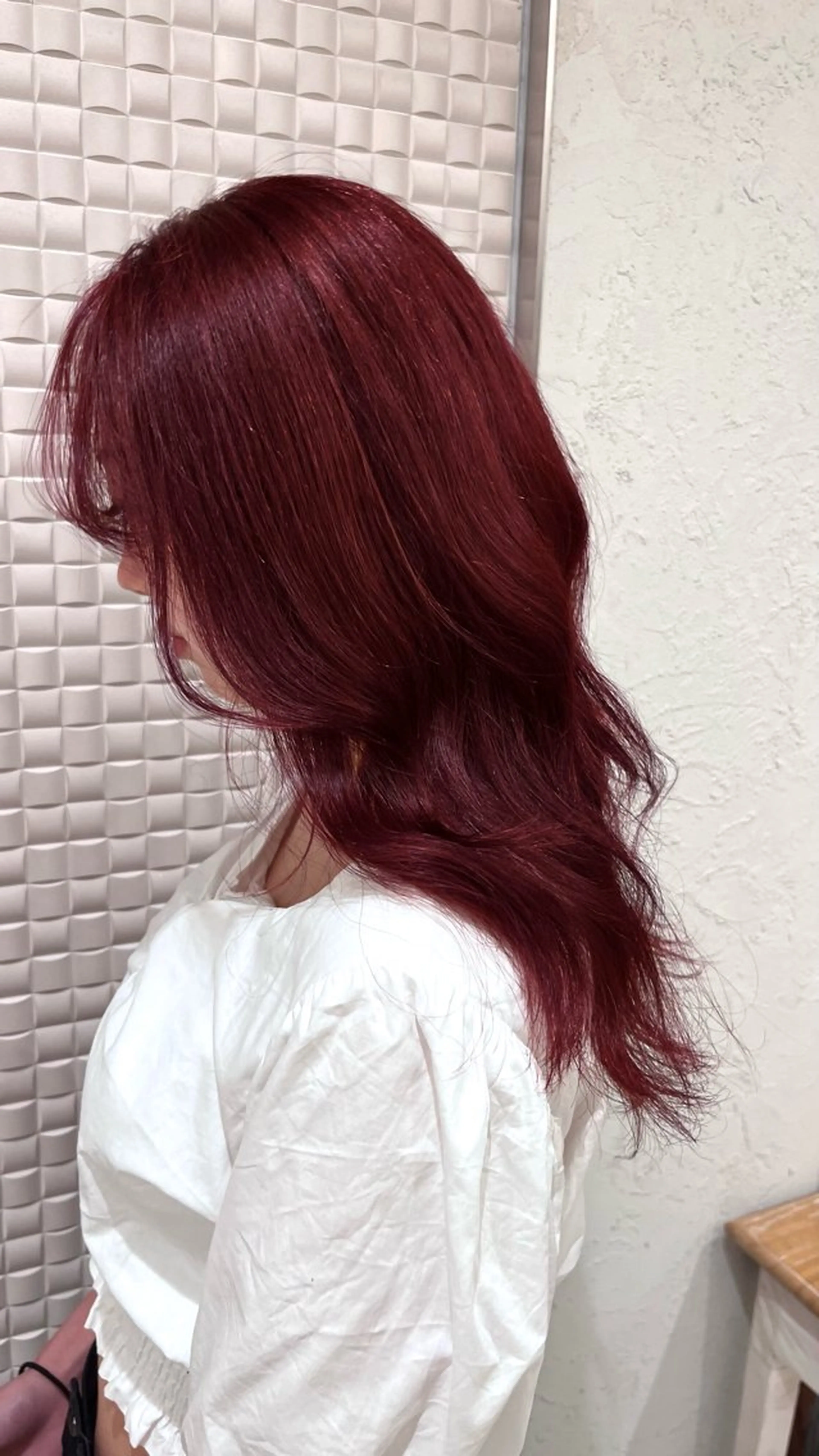 ブリーチ+ワンカラー🩵ケアトリートメント付き♡コテ巻き仕上げ🎀の写真