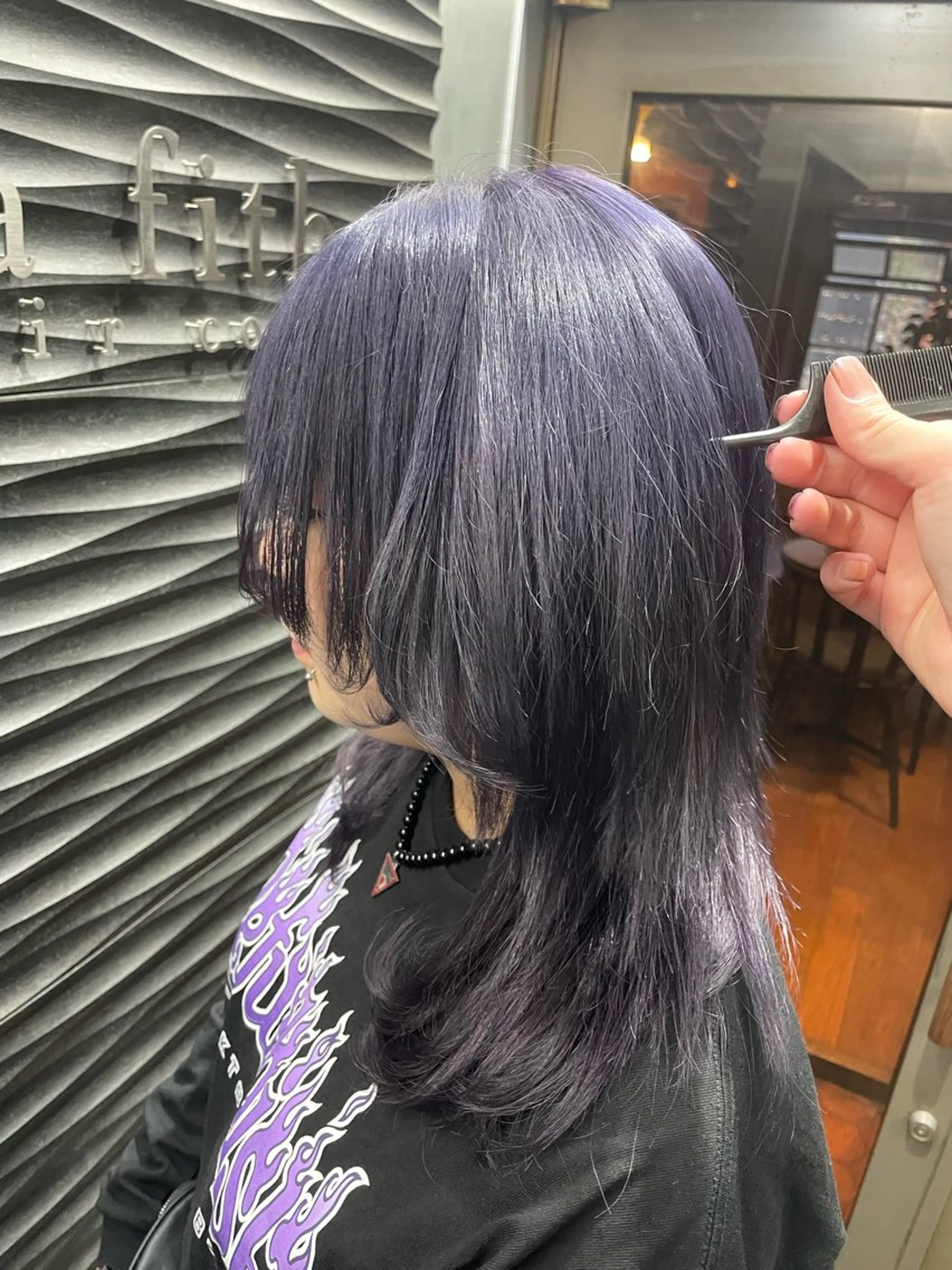 ミディアム カラーブリーチ特化 石原勇希のヘアスタイル