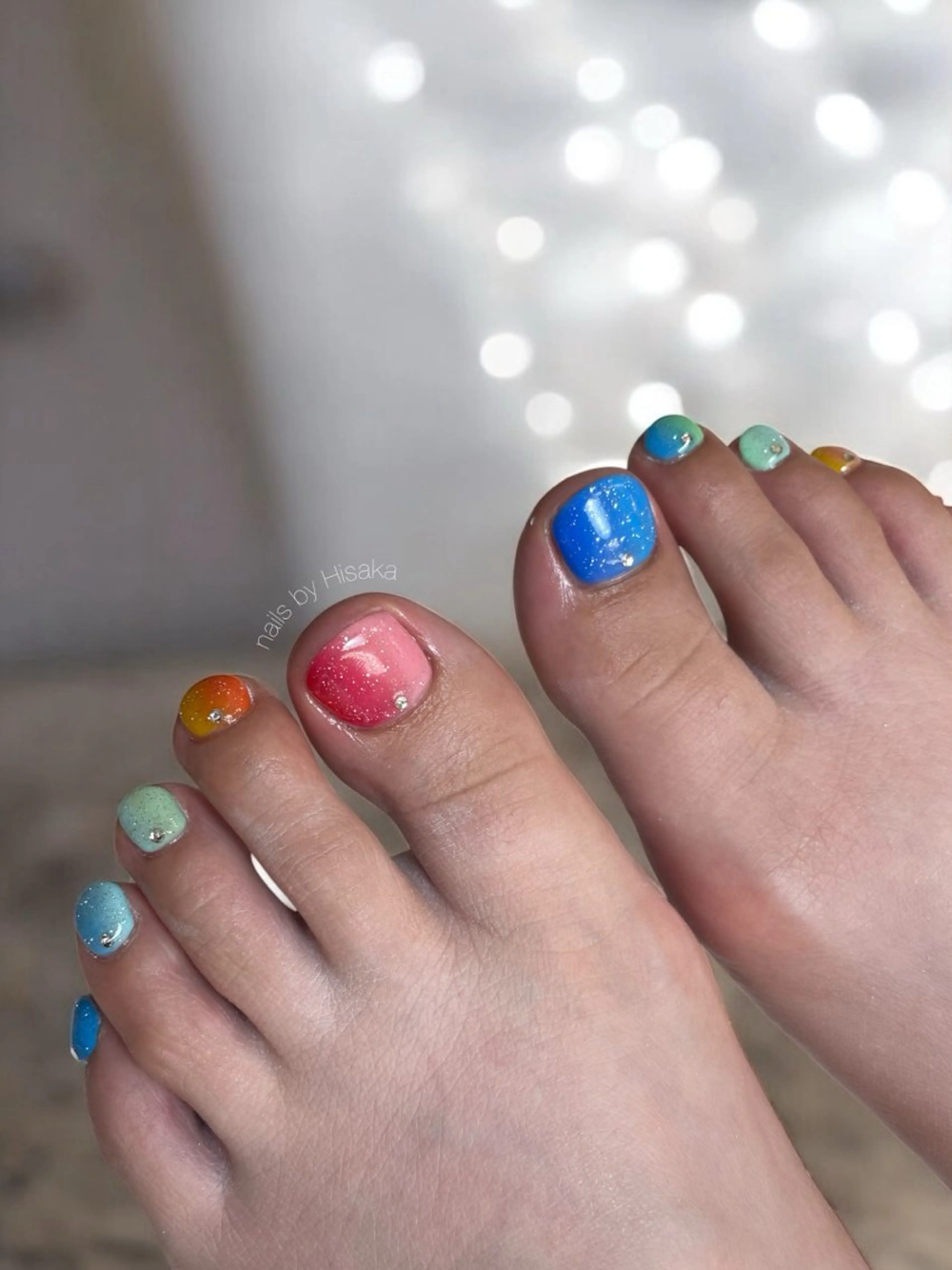 ネイル フットネイル Hisaka Mikiのネイルデザイン