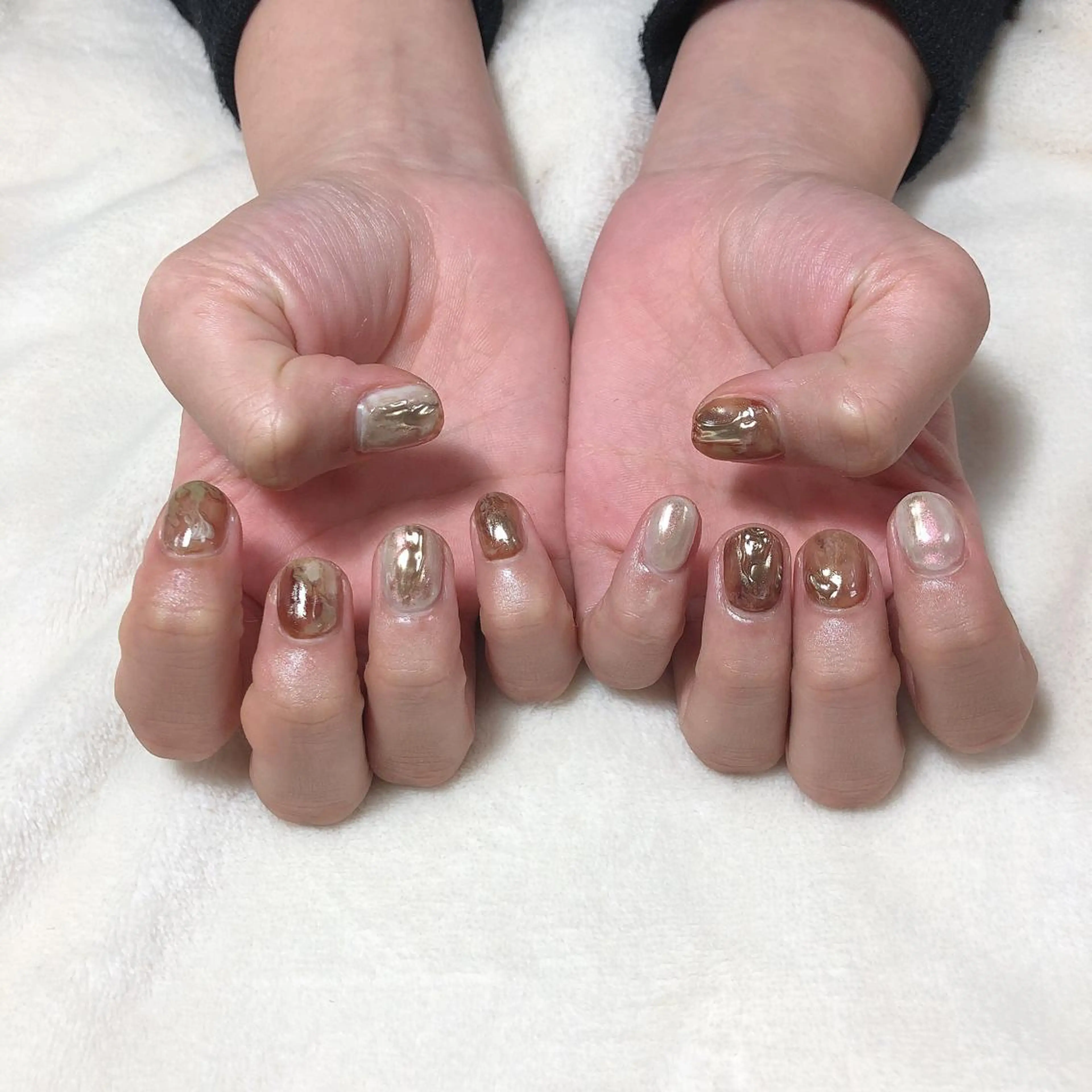 ネイル 持ち込み ニュアンスネイル nails 🎀meのネイルデザイン