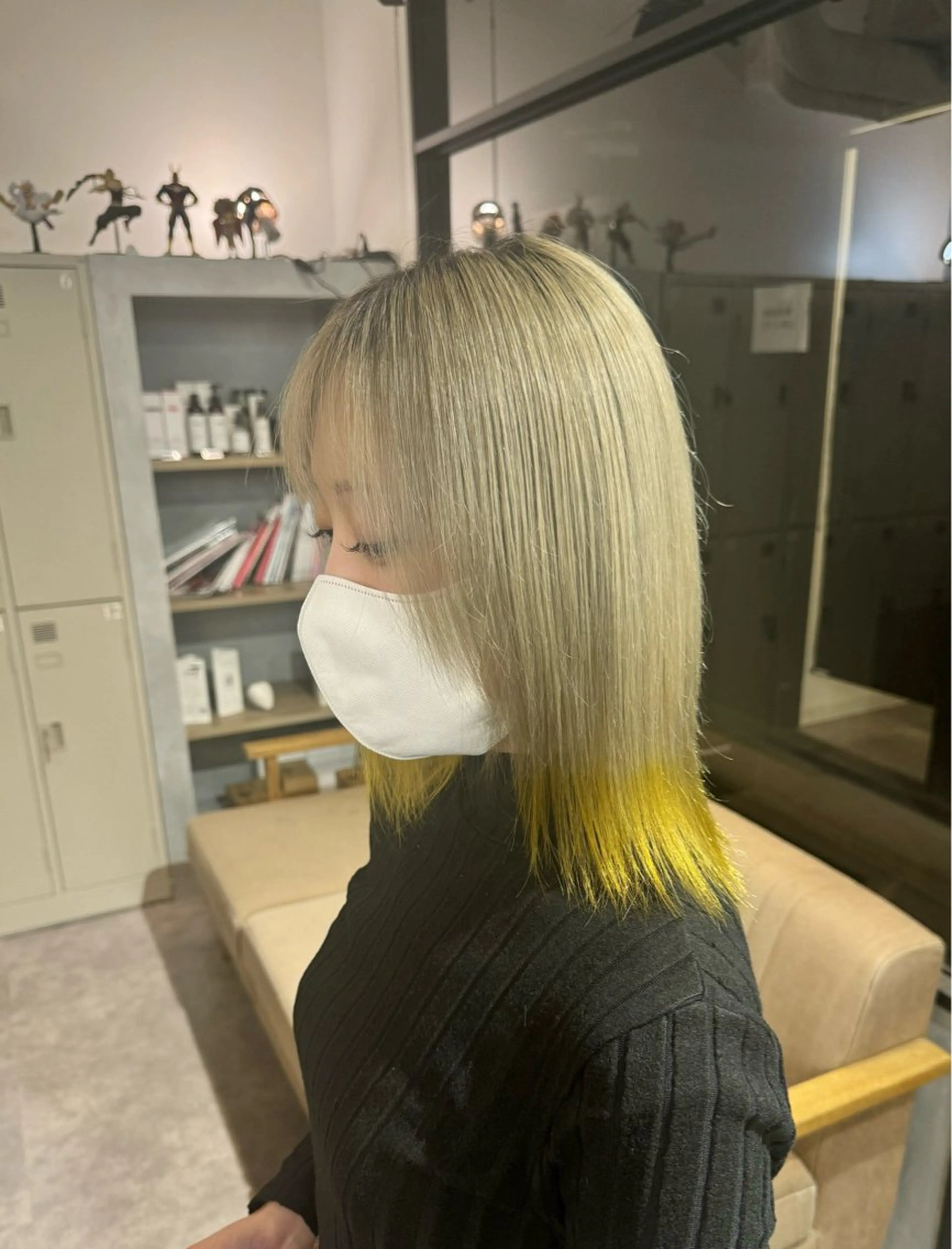 ミディアム カット ヘアカラー トリートメント ✨本日空きあります✨ 遠田コウヘイ🌟のヘアスタイル