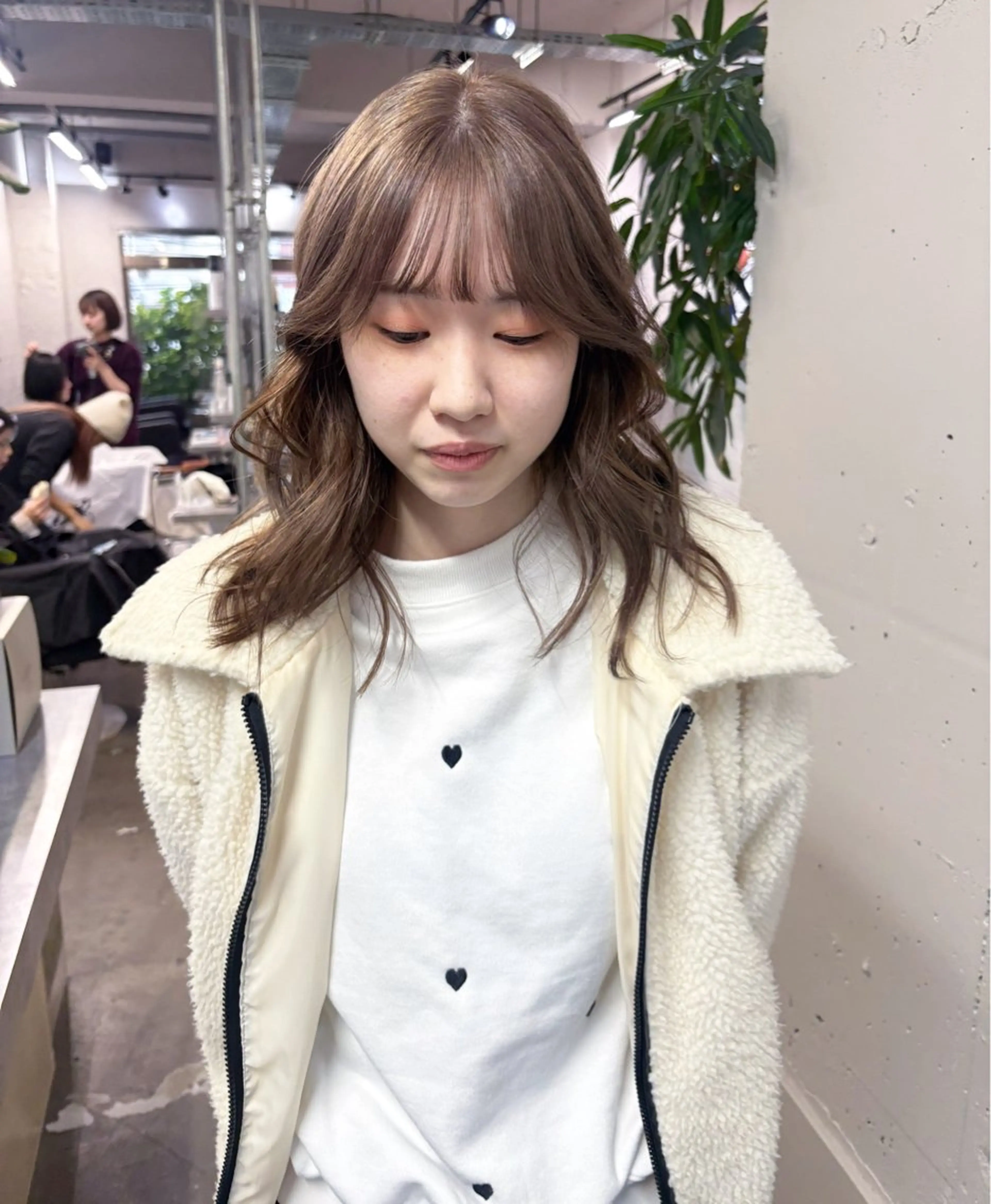 カラー ヘアカラー ロングレイヤー ¥0🎀MEIのヘアスタイル