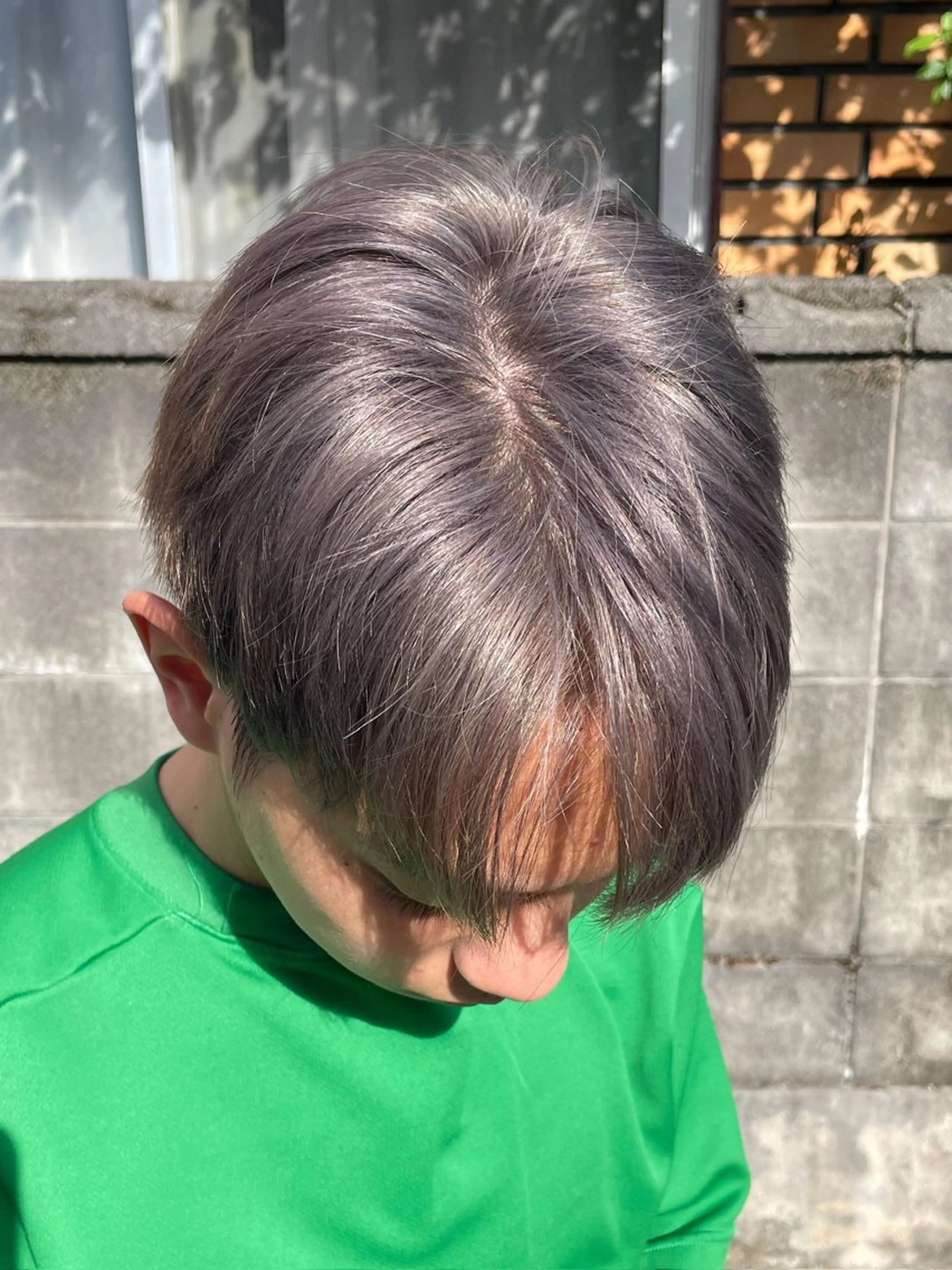 ショート カラー メンズ ヘアカラー ウルフカットモデル 🧃Shionのヘアスタイル