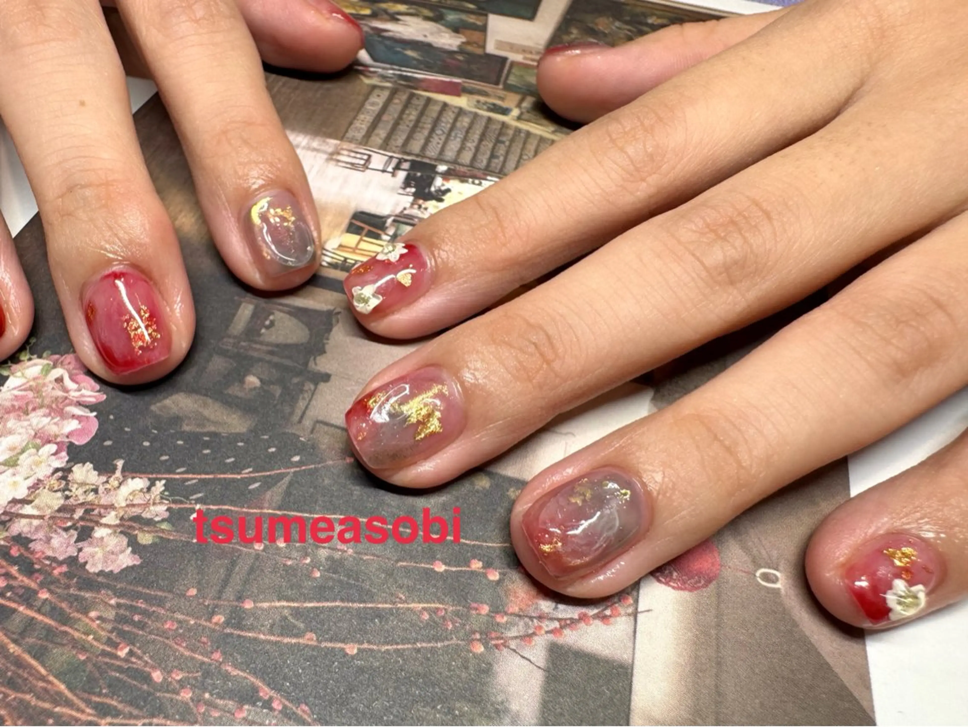ネイル ニュアンスネイル ハンドネイル tsumeasobi所属・tsumeasobi 🪬macoのネイルデザイン