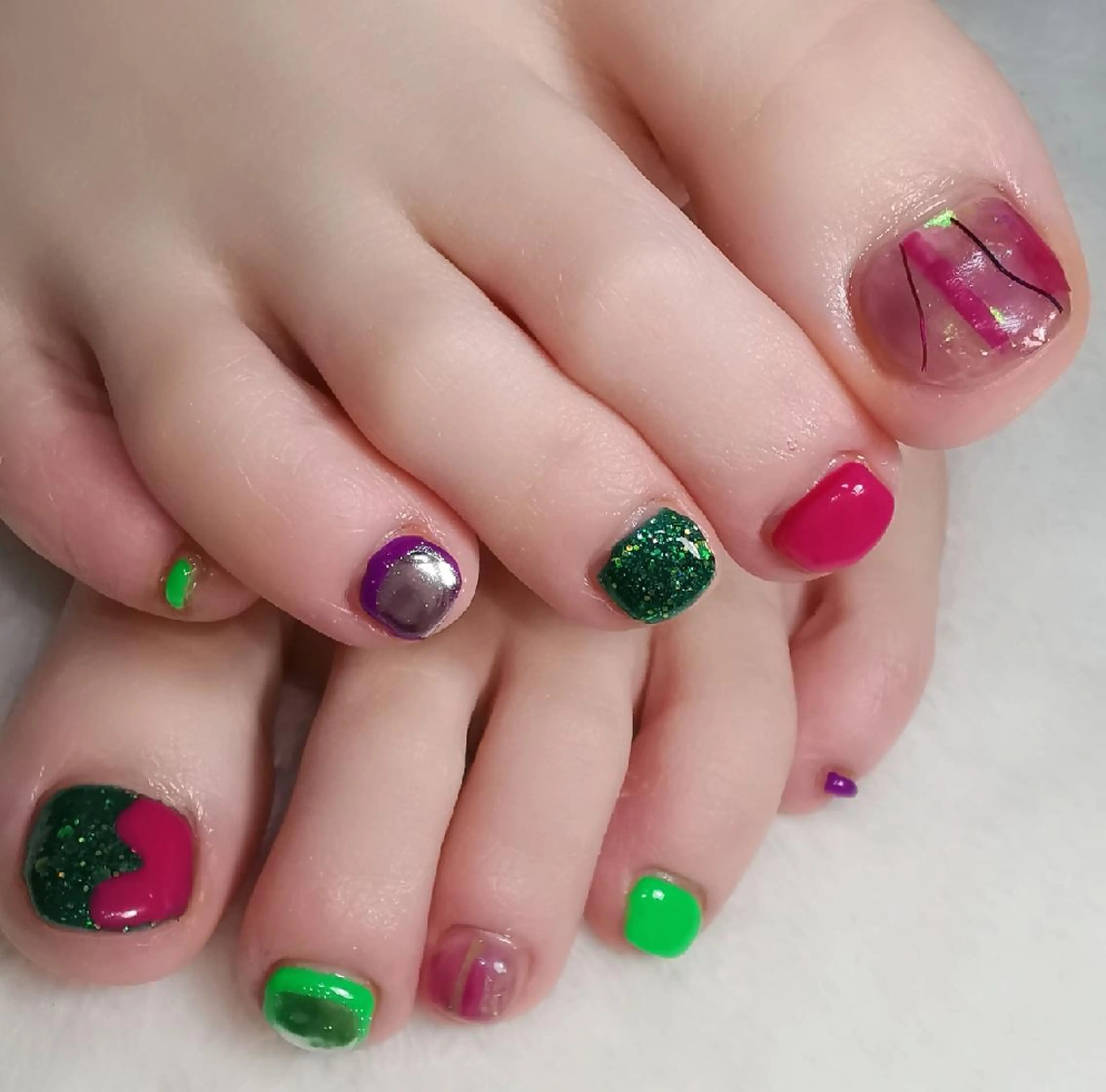 ネイル フットネイル ニュアンスネイル フットネイル reve あやののネイルデザイン