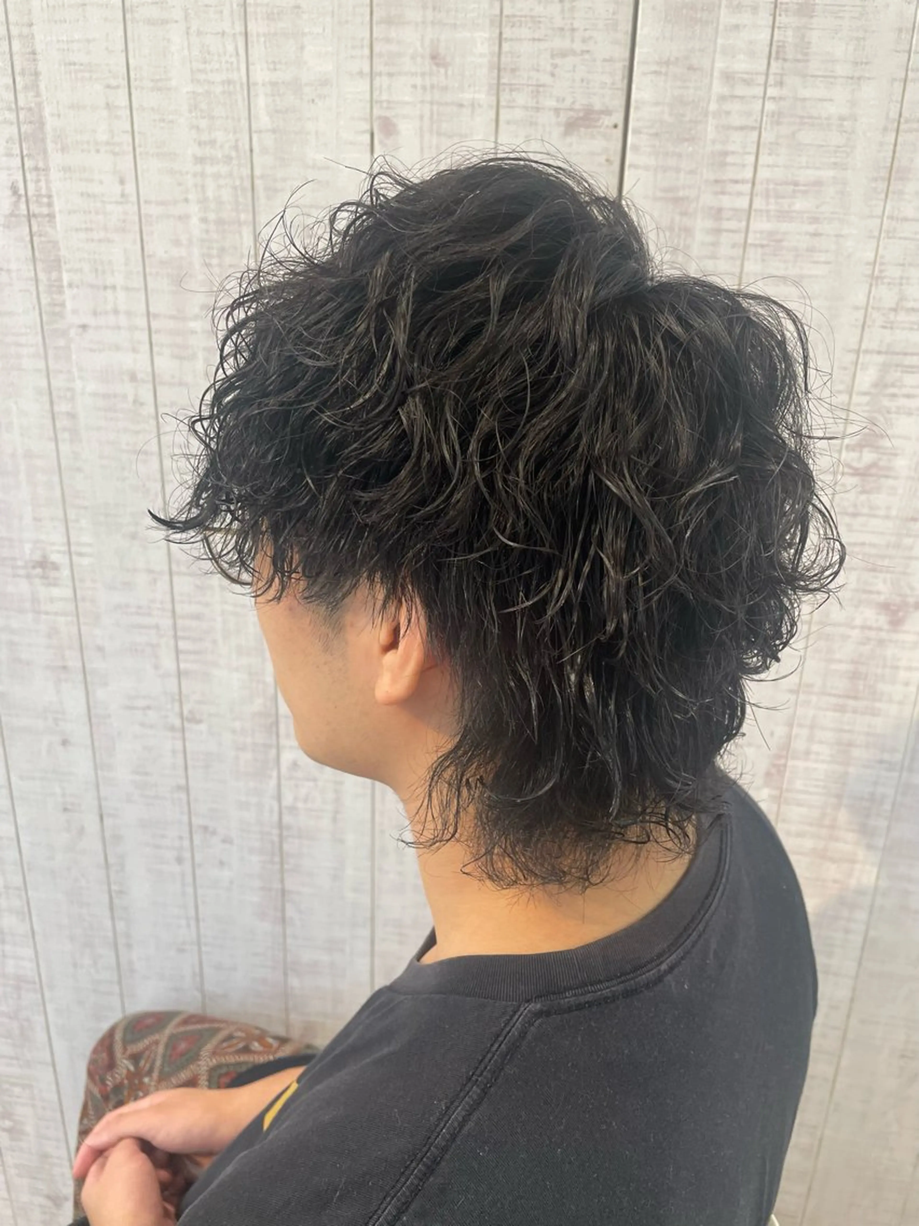 パーマ メンズ 朝比奈 優之介のヘアスタイル