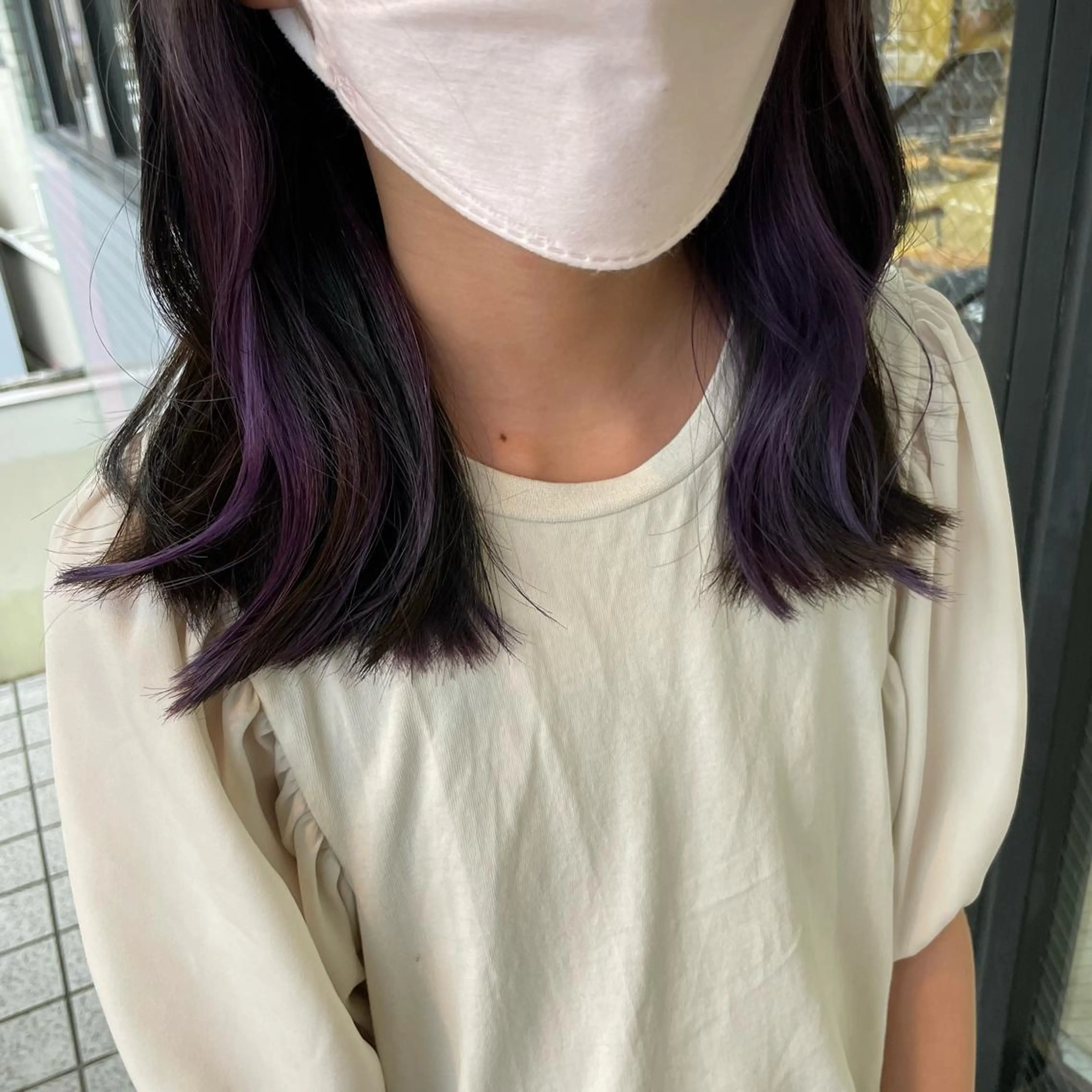 セミロング カラー カット ヘアカラー トリートメント grace by happiness所属・艶髪/巻ける縮毛矯正 /髪質改善naoのヘアスタイル