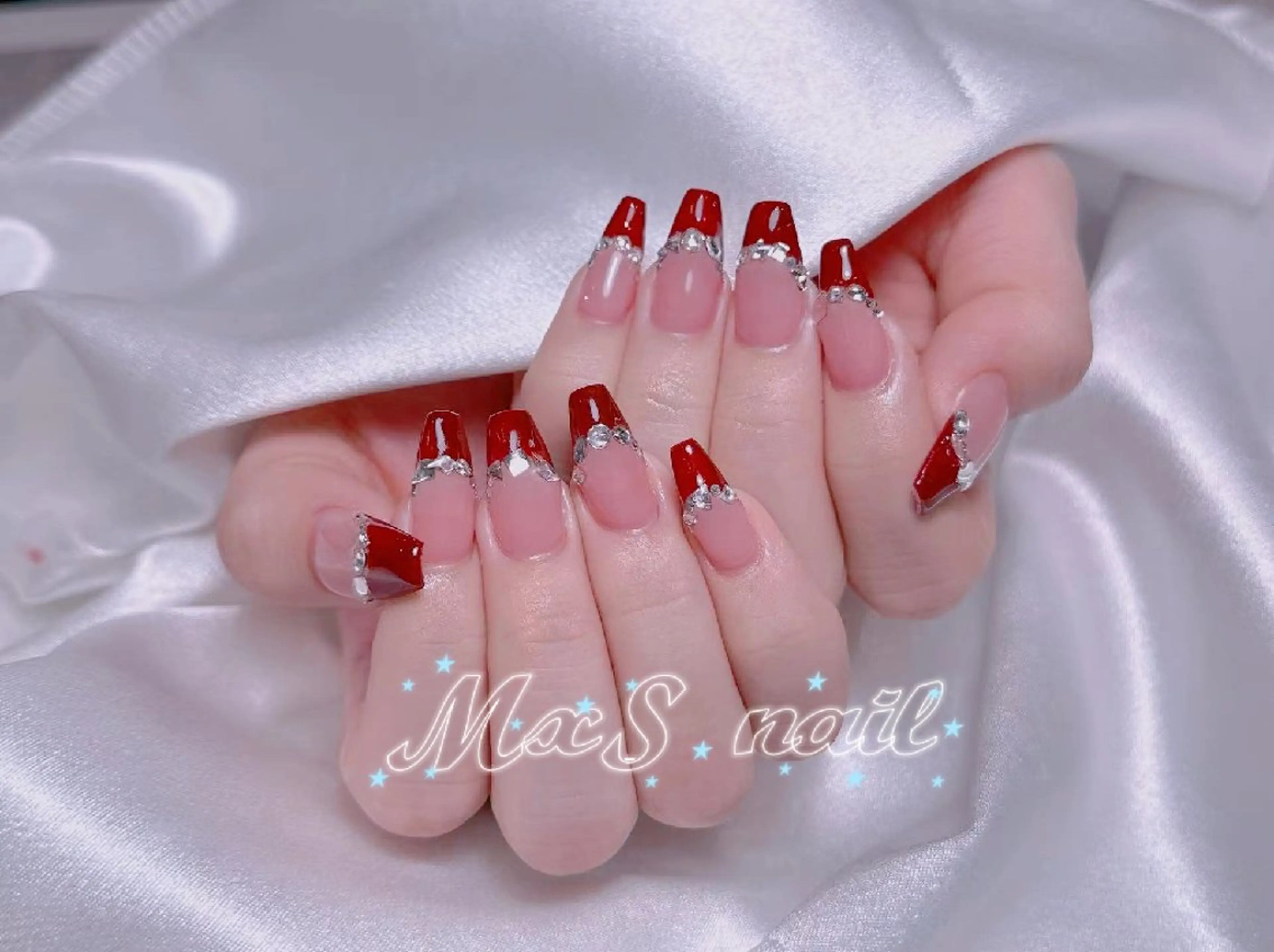 ネイル ハンドネイル ハンドケア MxS Nail(長さだし/フィルイン/マグネット/韓国ネイル/ワンホンネイル/ワンカラー)所属・MxS リィリィのネイルデザイン