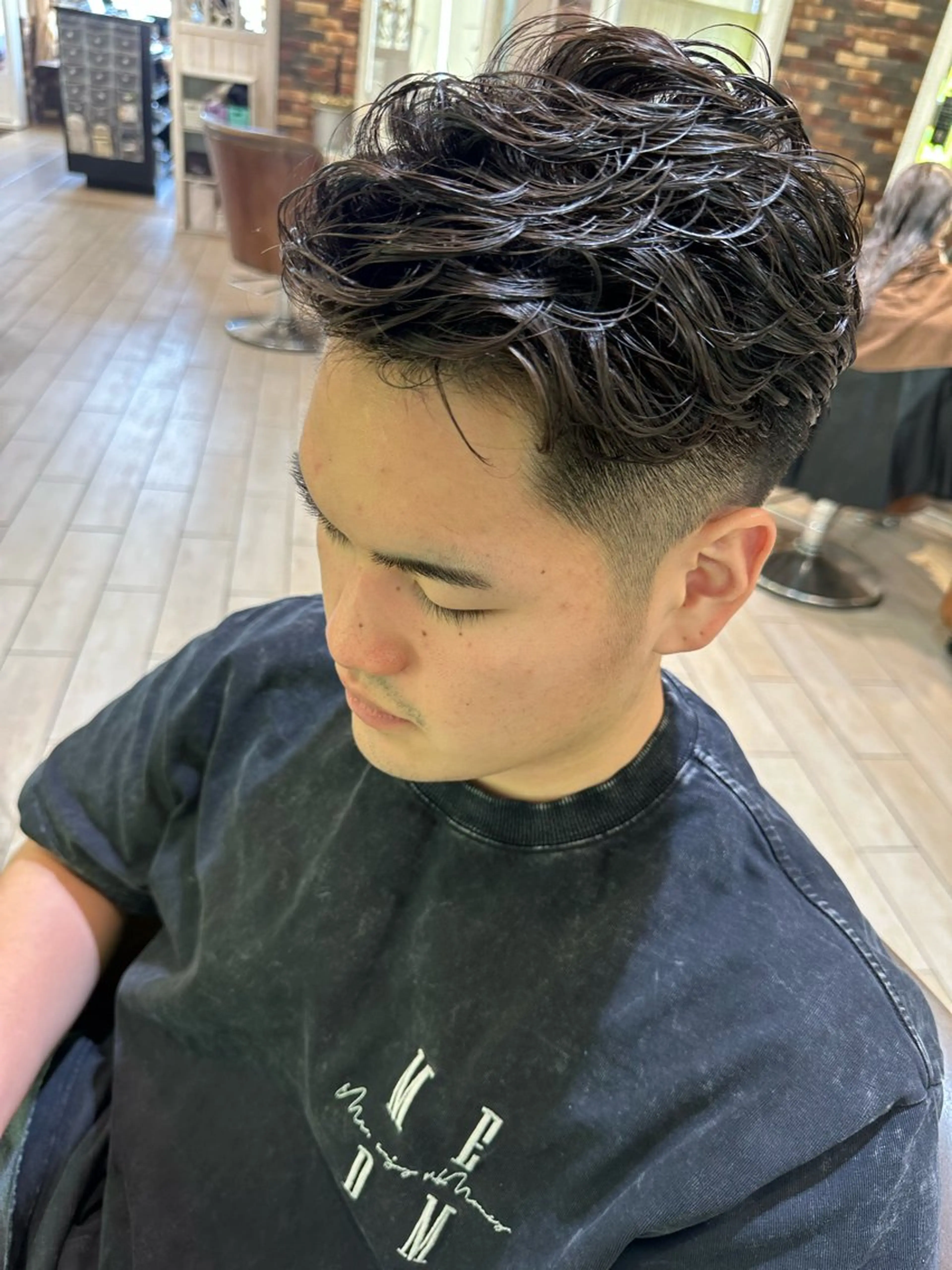 パーマ メンズ カット パーマ メンズパーマ特化🔥 ツイスパ/シャドウのヘアスタイル