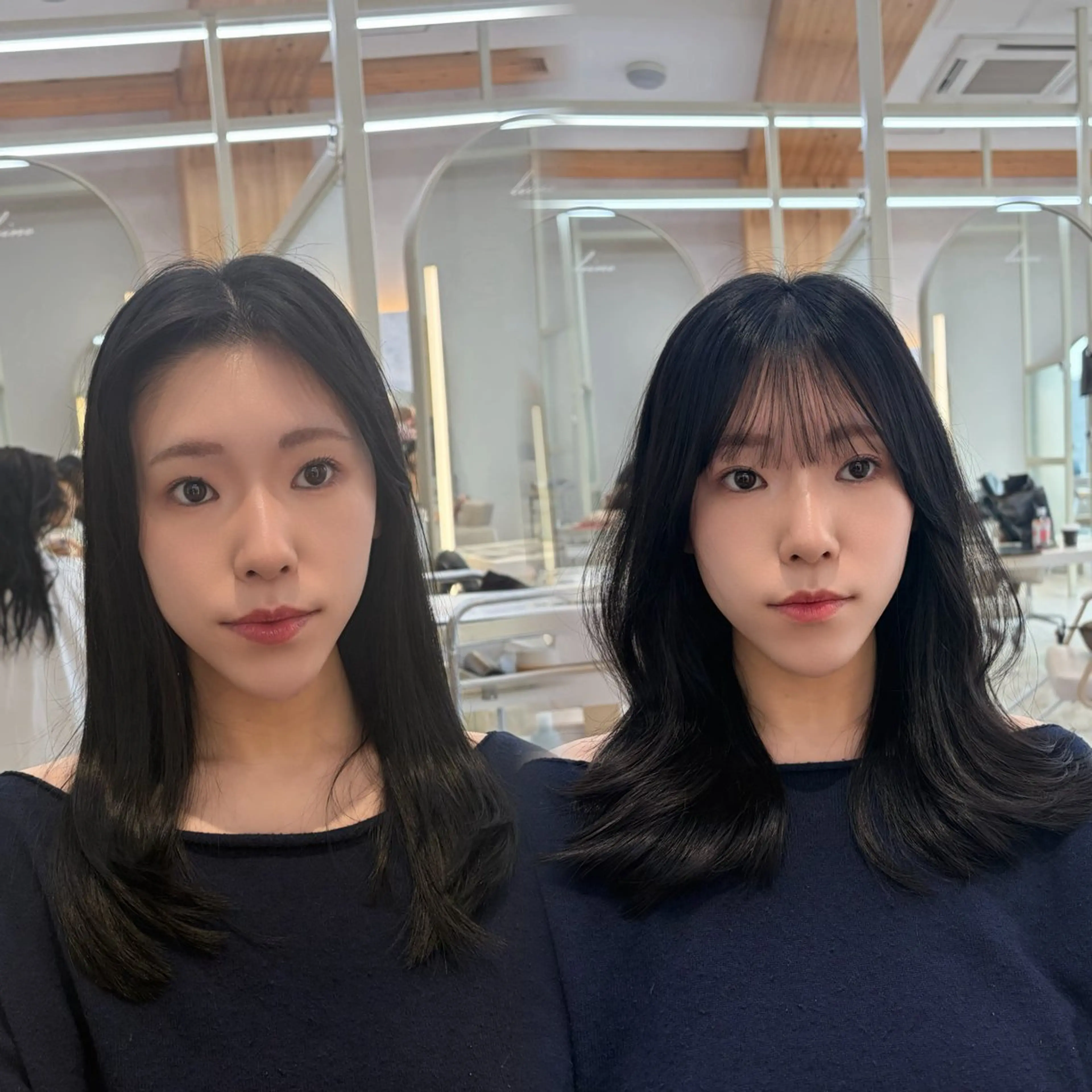 セミロング oto🤍×美髪× ローレイヤーのヘアスタイル