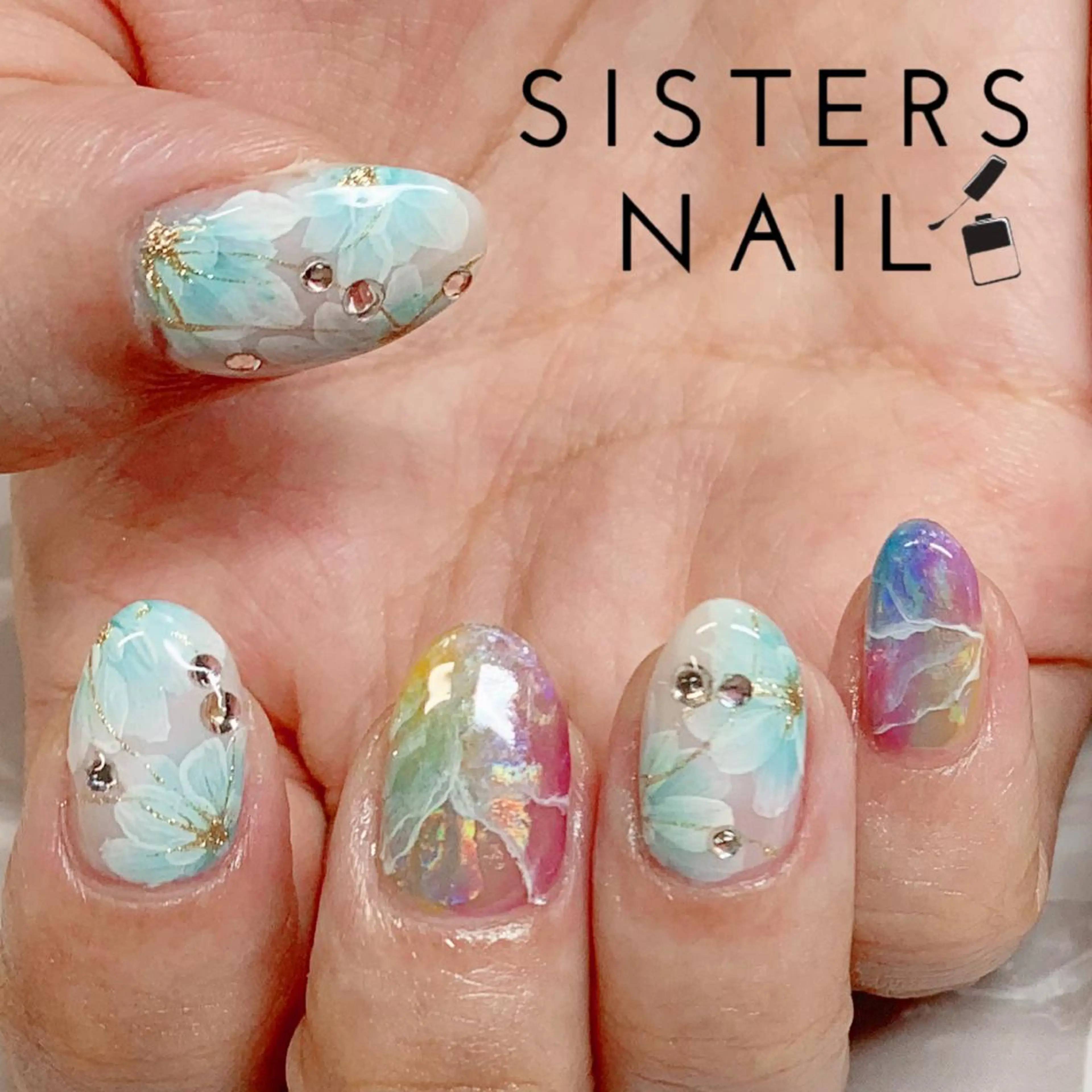 ネイル ハンドネイル ハンドケア sisters nail.fのネイルデザイン