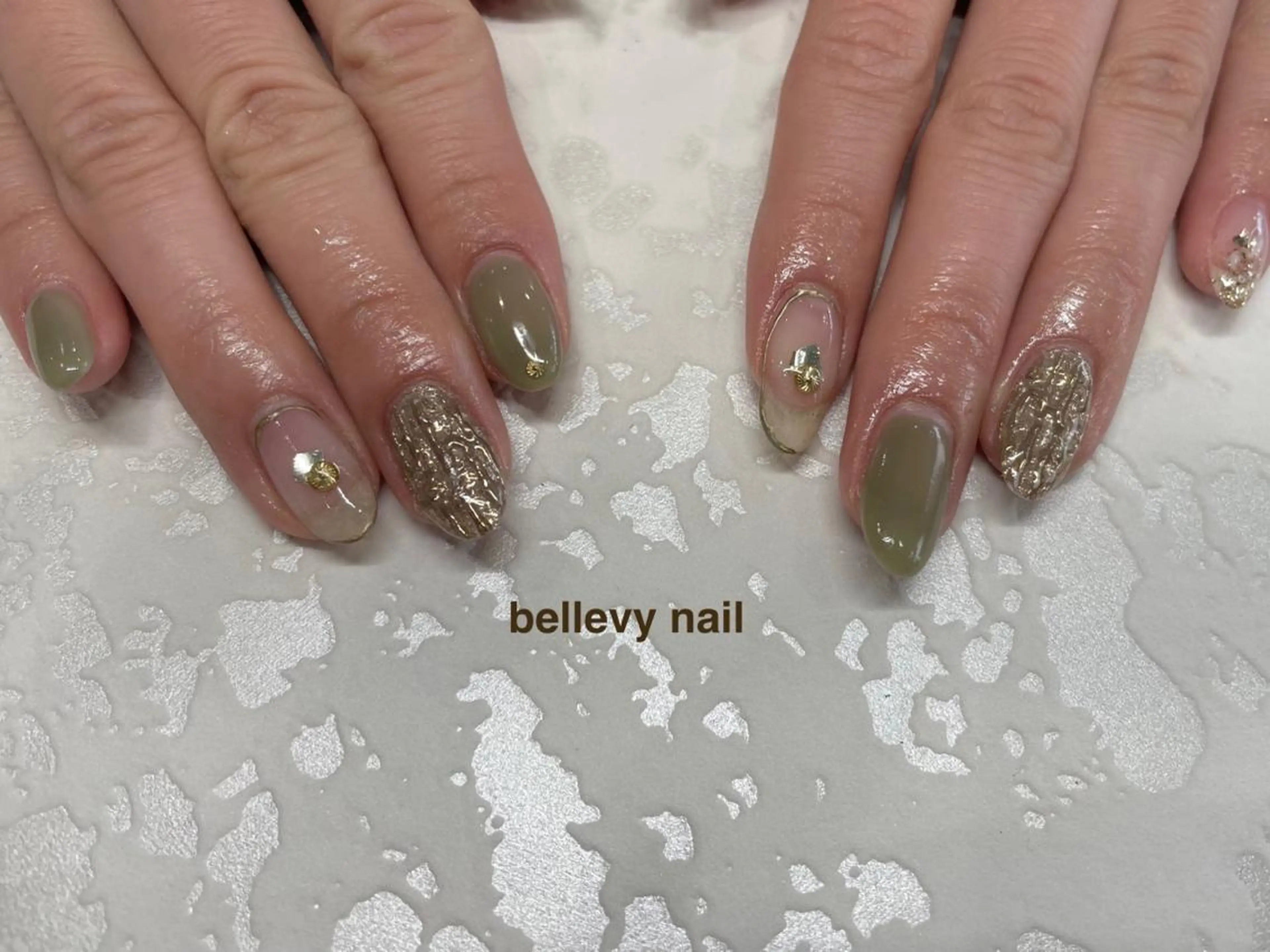 ネイル bellevy所属・藤原 はずきのネイルデザイン