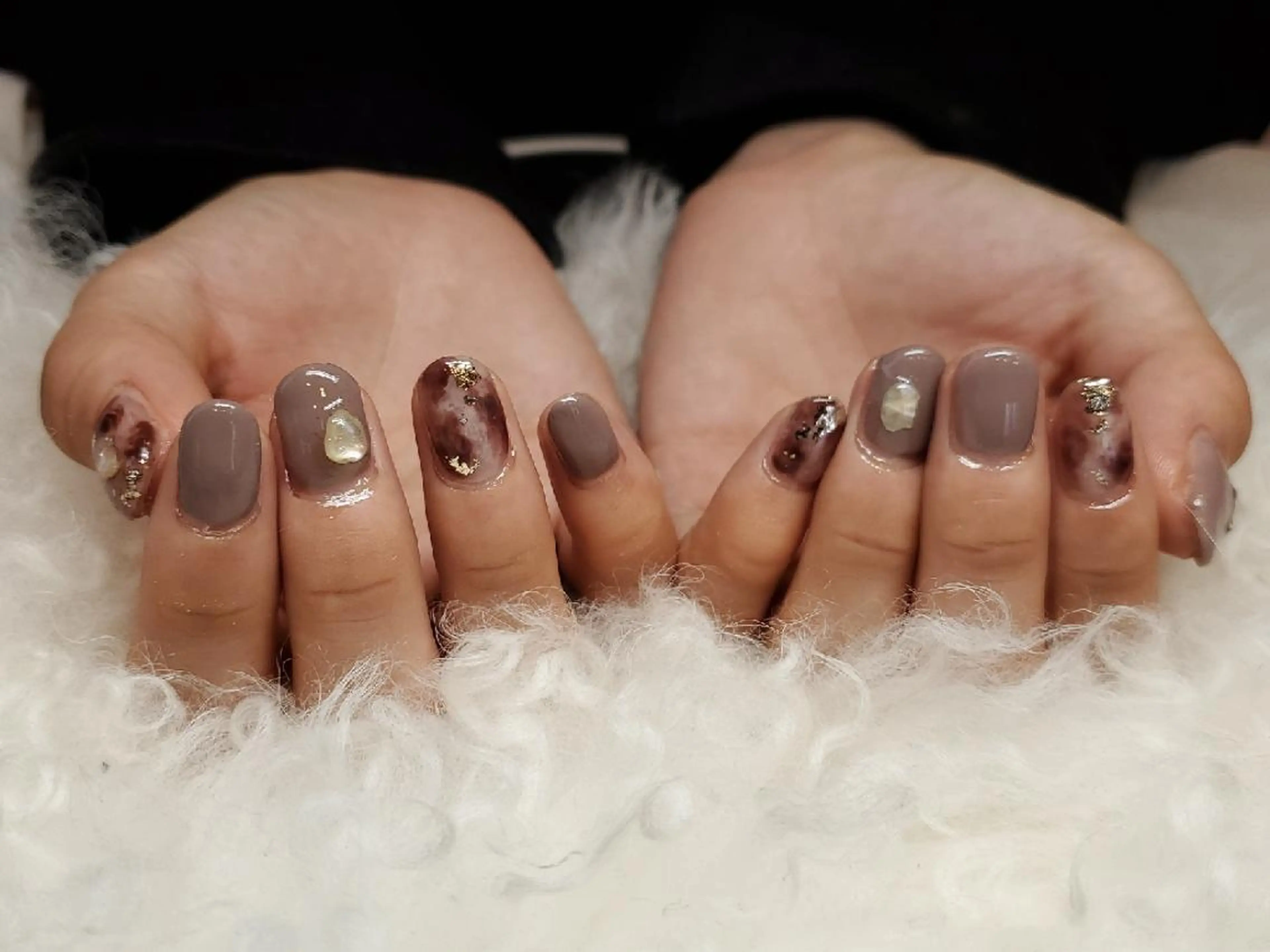 ネイル べっ甲ネイル U nail所属・高橋 千恵のネイルデザイン