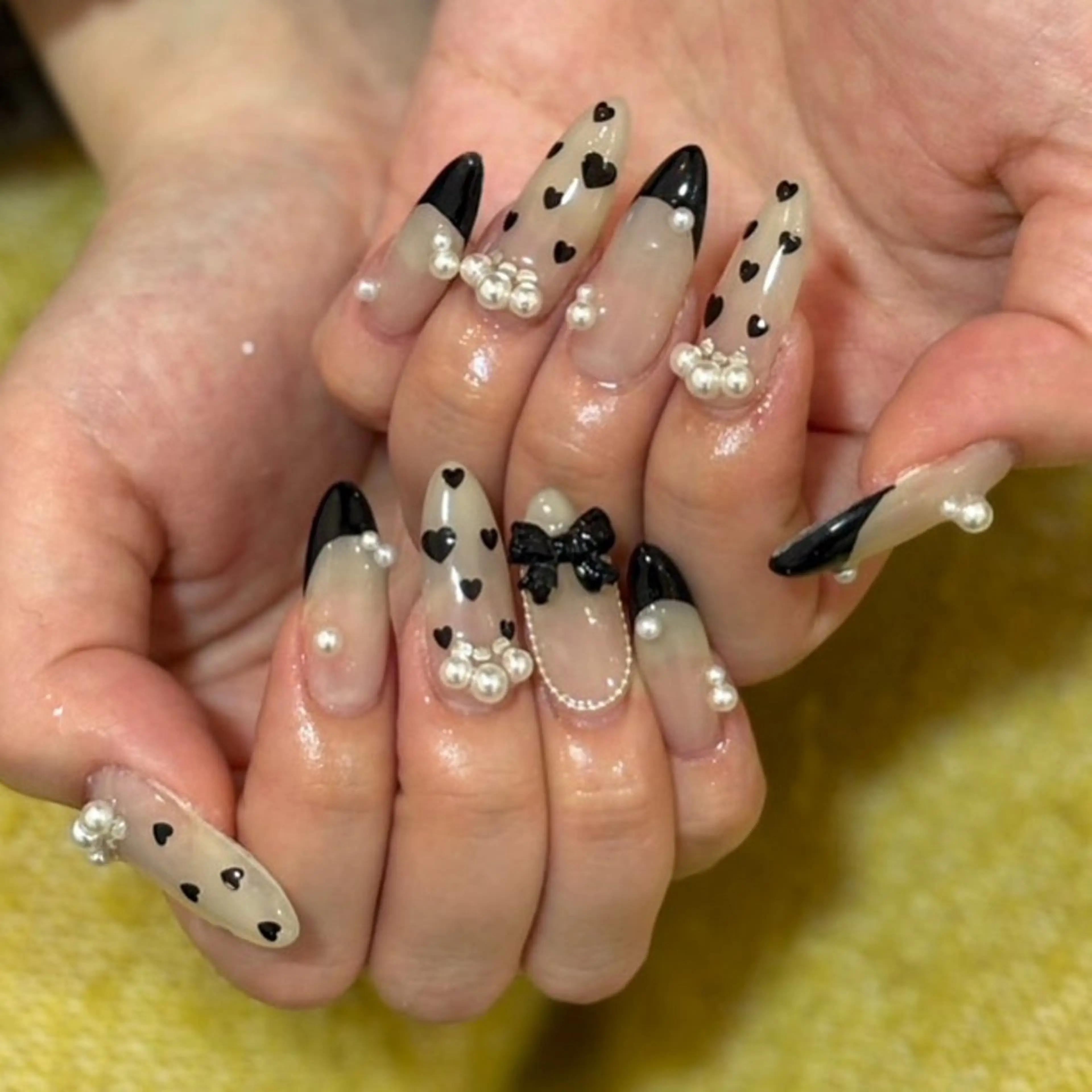 ネイル アートネイル ドット スカルプネイル ハンドネイル NAILSALON ViViのネイルデザイン