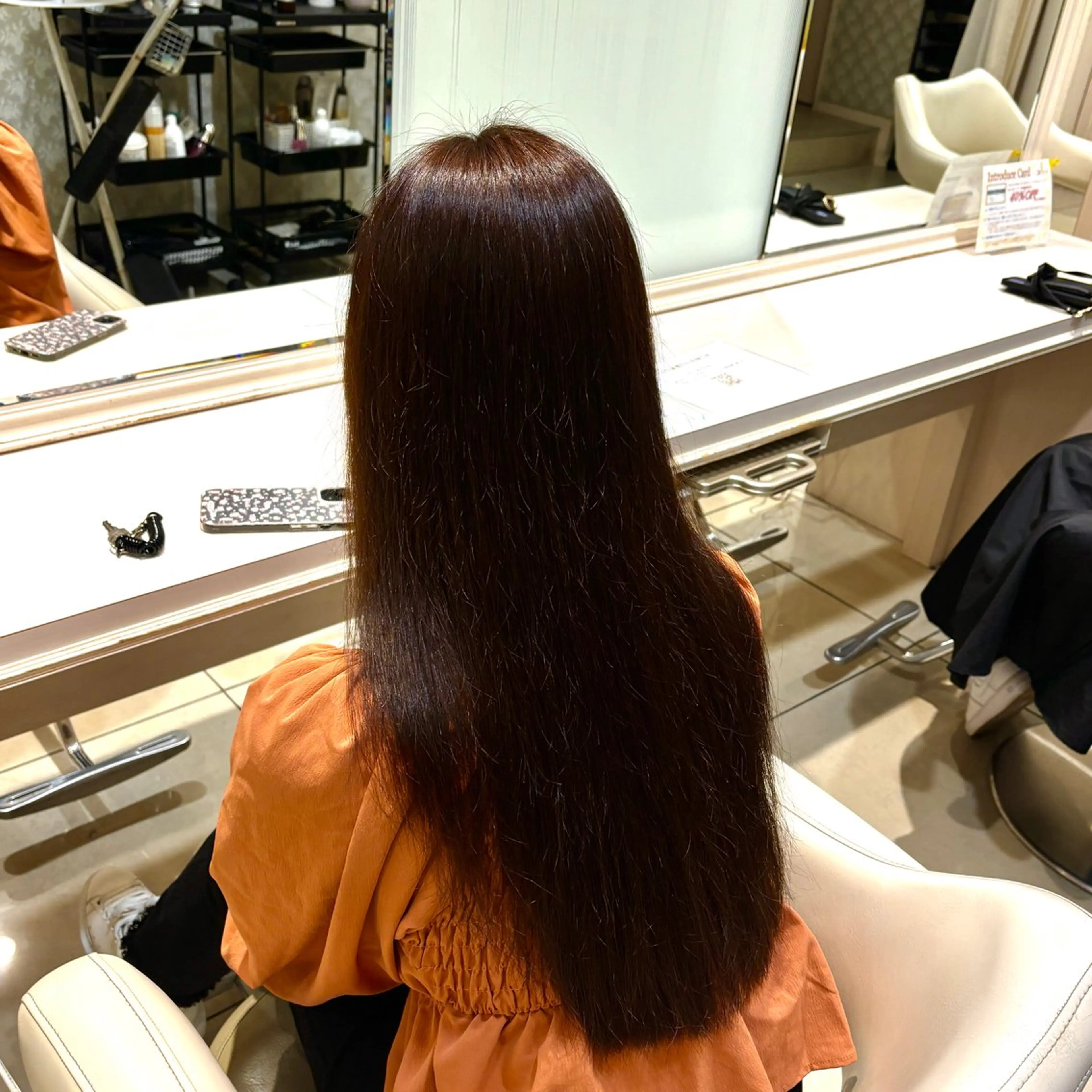 ブリーチなしワンカラーの写真