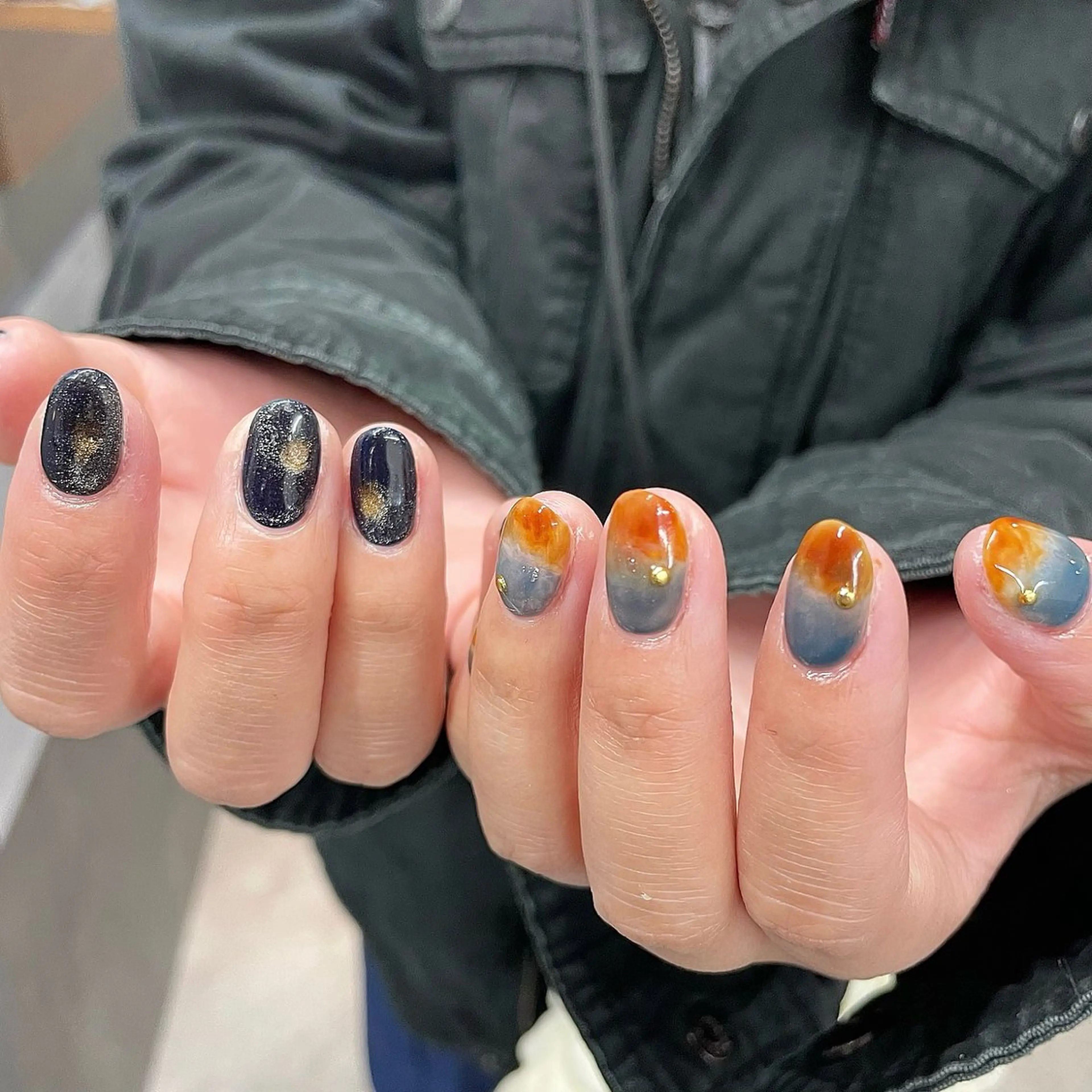 ネイル マグネットネイル ニュアンスネイル ハンドネイル Bianca川越西口 KITAZAKI🫧のネイルデザイン