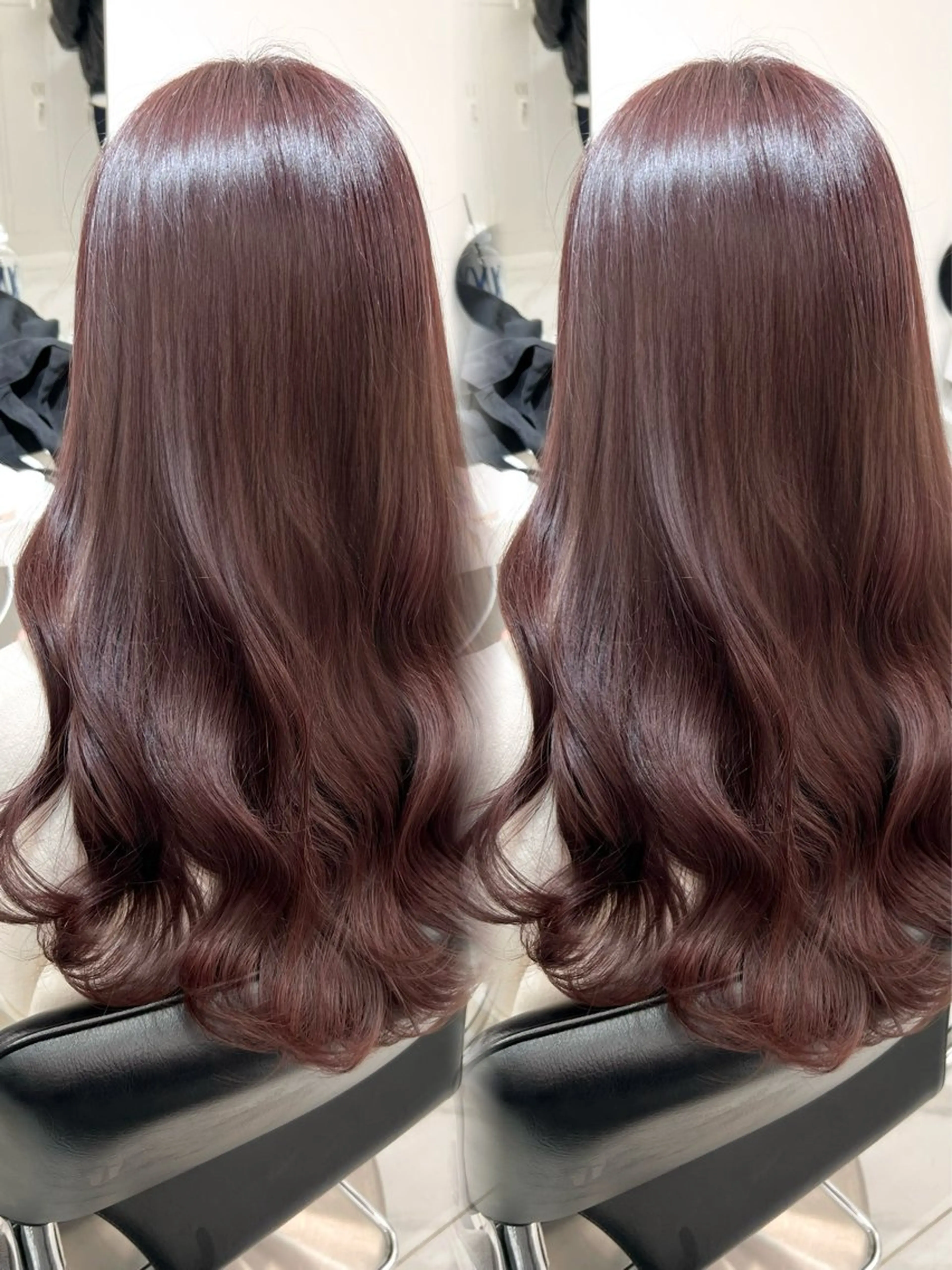 ロング カラー イルミナカラー ラベンダーカラー ピンクカラー ピンクラベンダー トリートメント ヘアカラー トリートメント 盛れる顔周り🤍渋谷 Risa🎀のヘアスタイル