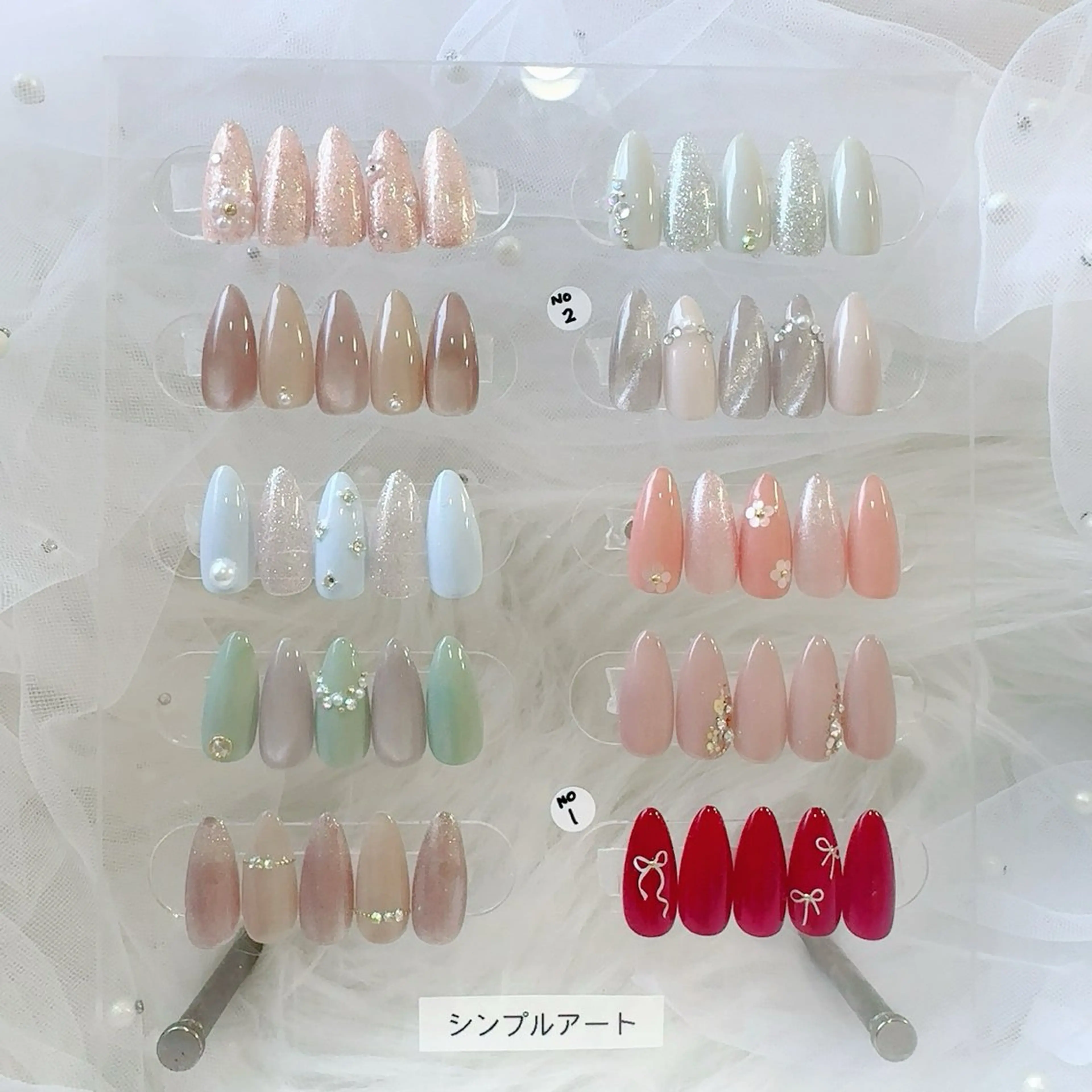 ネイル シンプルネイル BonheurDeux所属・Bonheur LINAのネイルデザイン