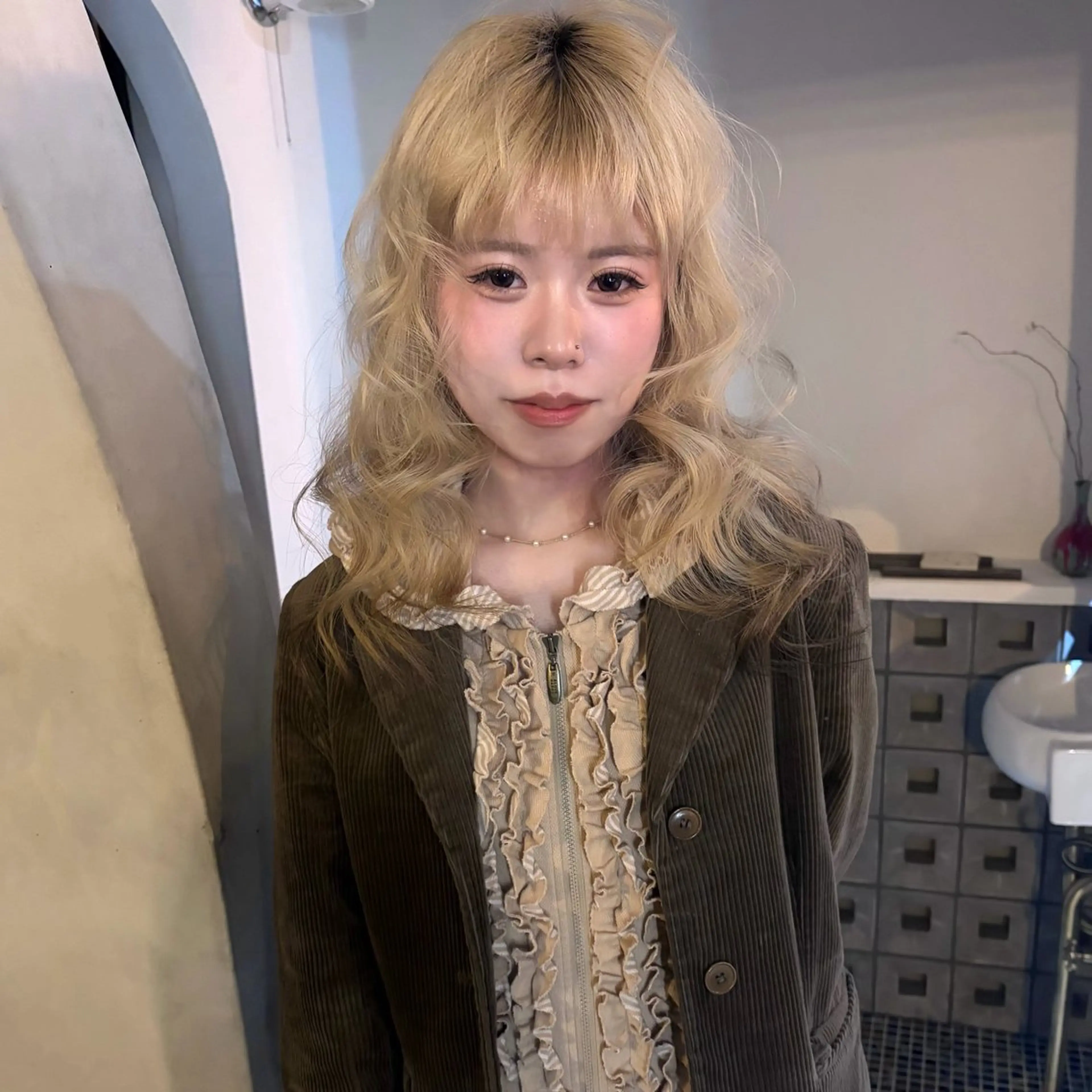 ミディアム ORGN.所属・りね🪐名古屋 /レイヤーカットのヘアスタイル