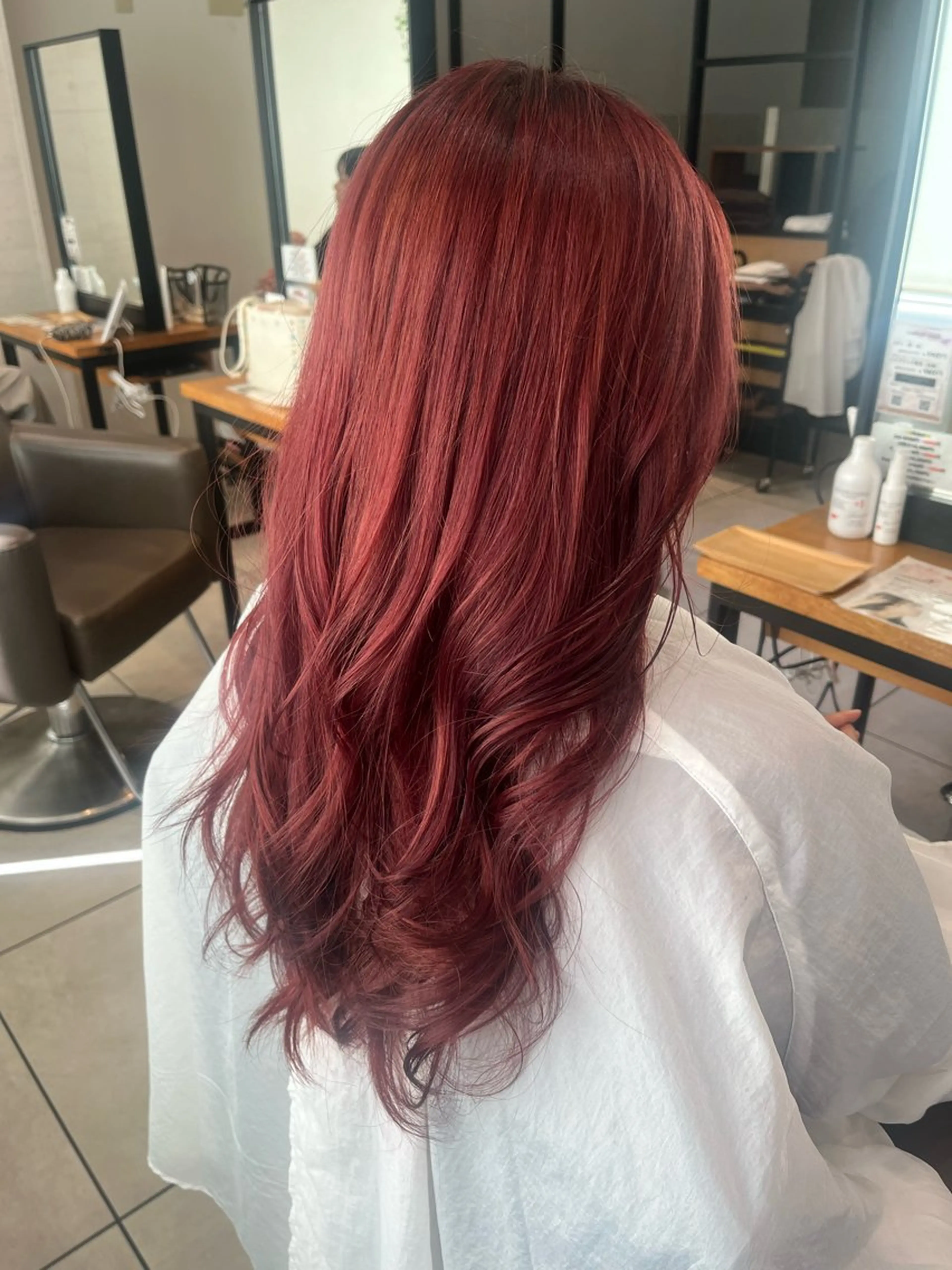 カラー ピンクカラー レッドカラー haru新宿所属・新宿/美髪/髪質改善 🫧リョウ🫧のヘアスタイル