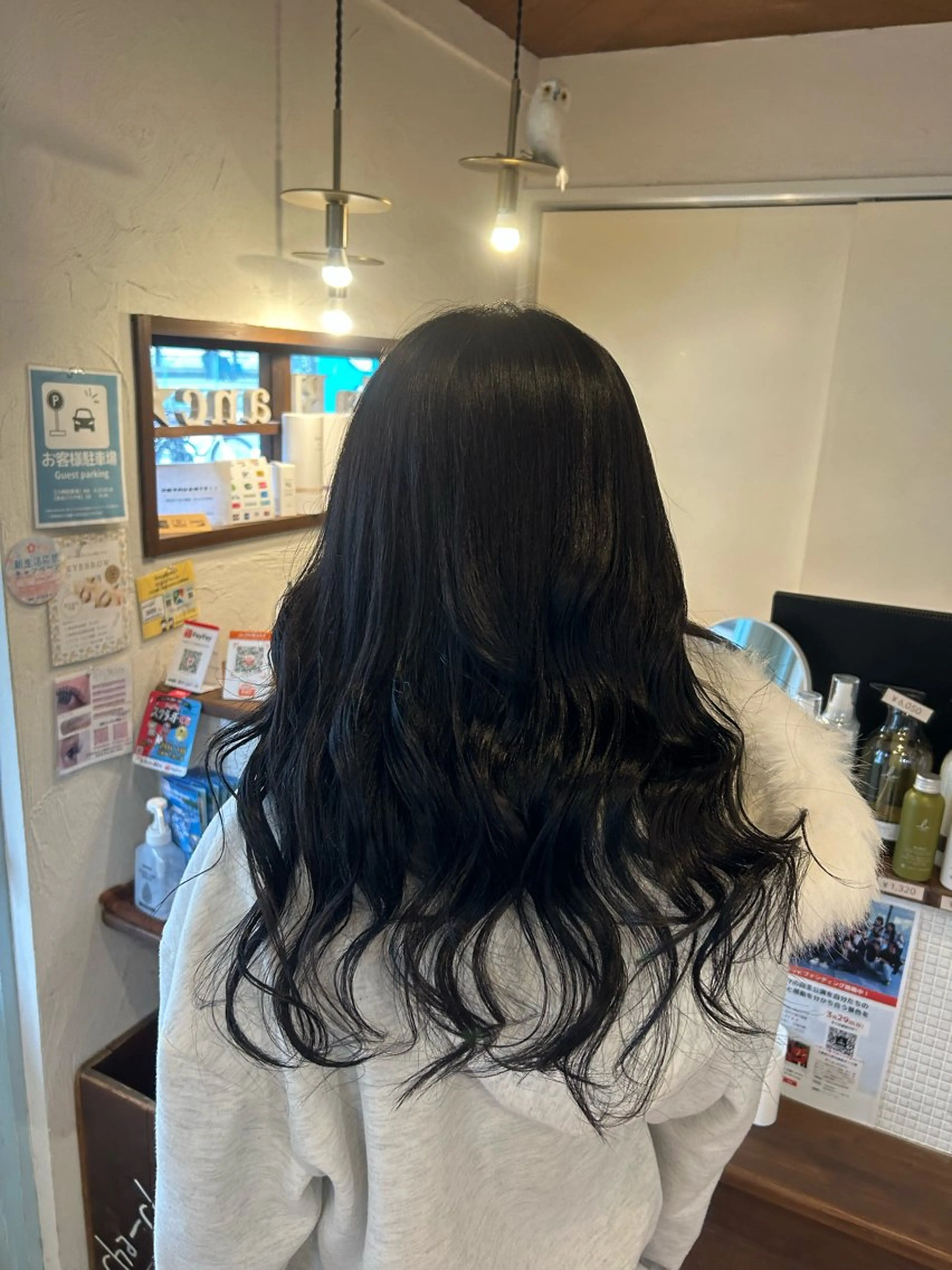 ロング カラー カット ヘアカラー 徳永　髪質改善 縮毛矯正のヘアスタイル