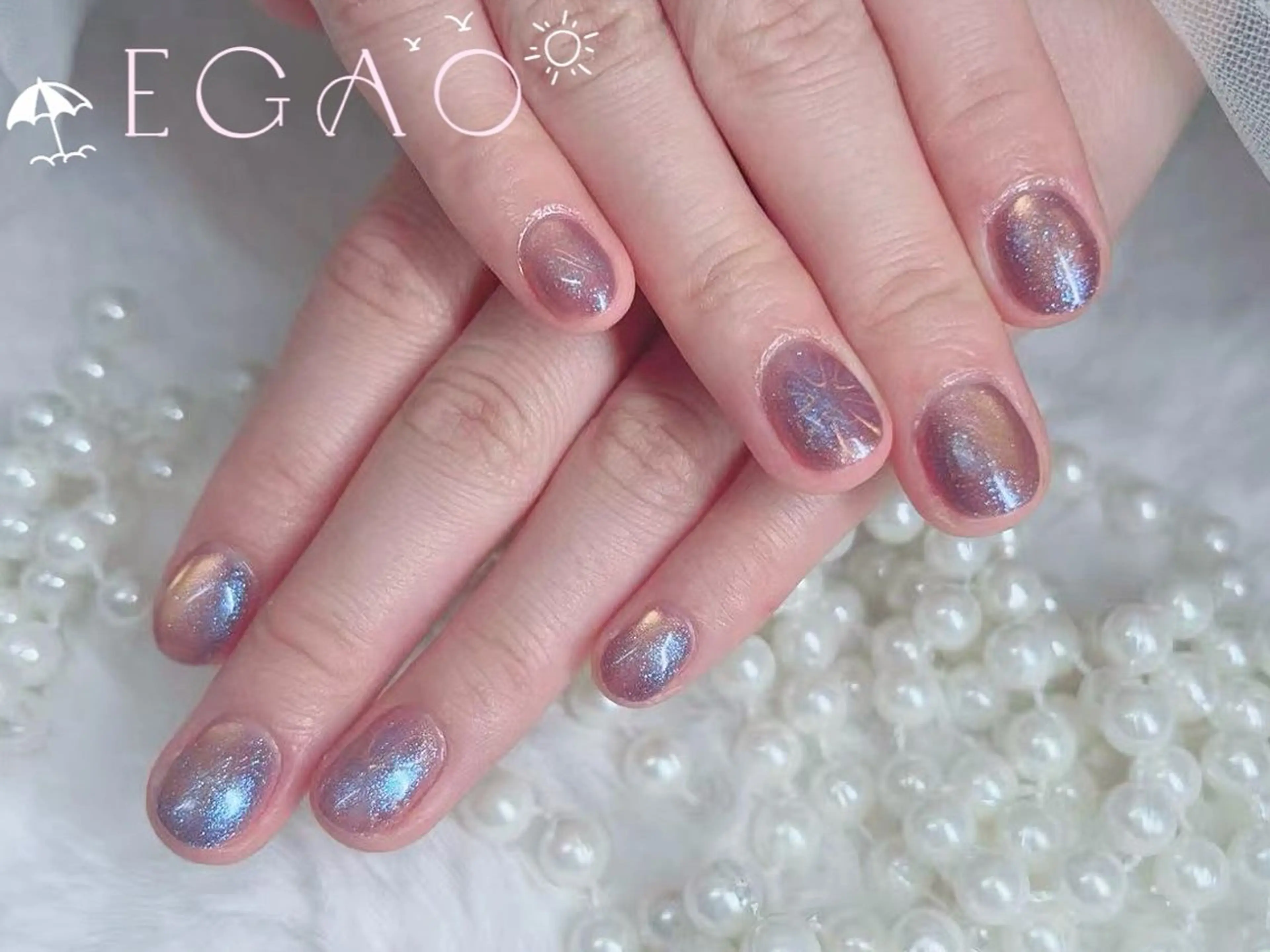 ネイル アートネイル フットネイル フレンチネイル ジェルネイル グラデーション ハンドネイル Egao Nail Salonのネイルデザイン