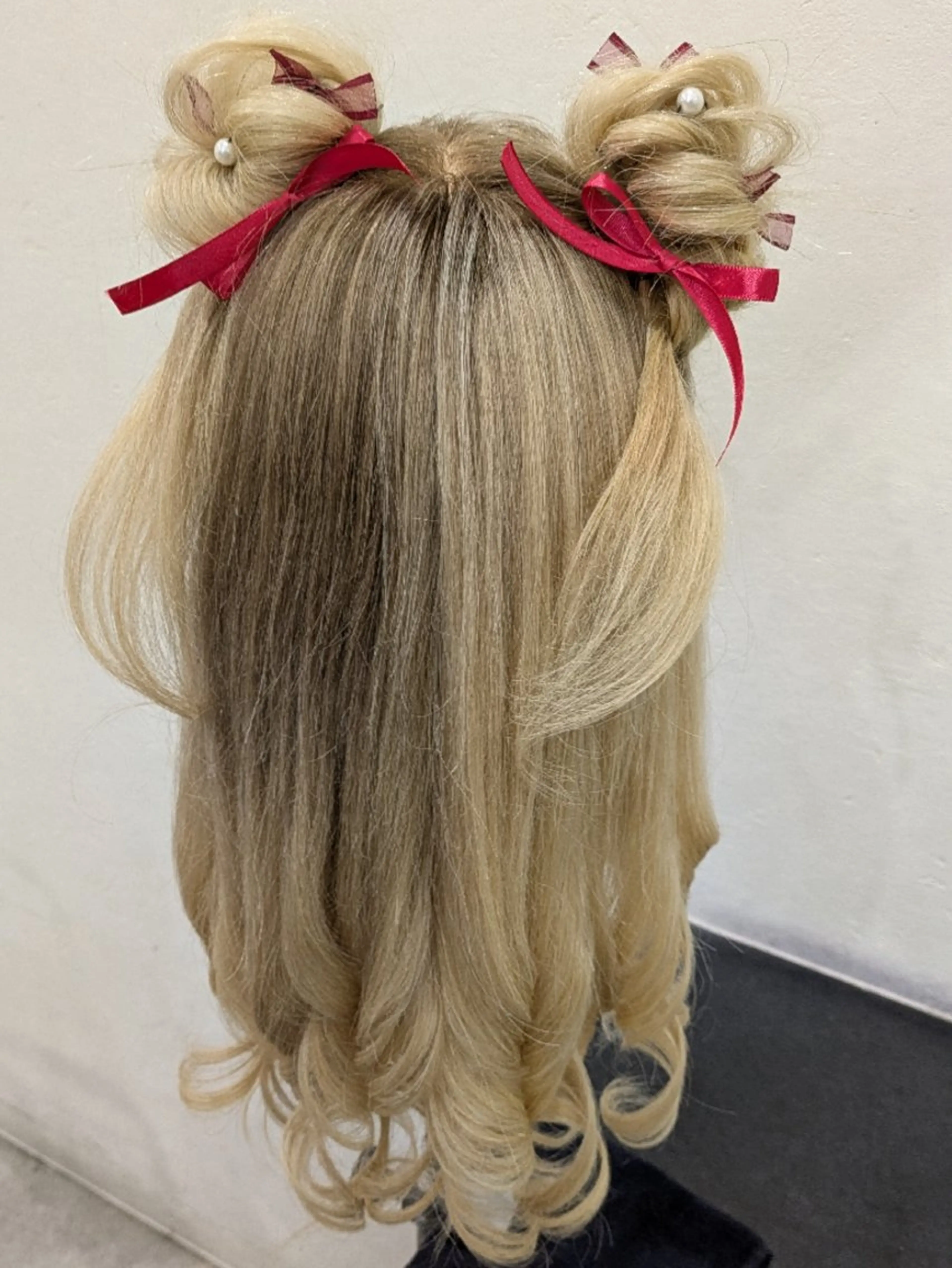 ロング ヘアアレンジ お団子ヘア ヘアセット ヘアセット/中洲 Akaneのヘアスタイル