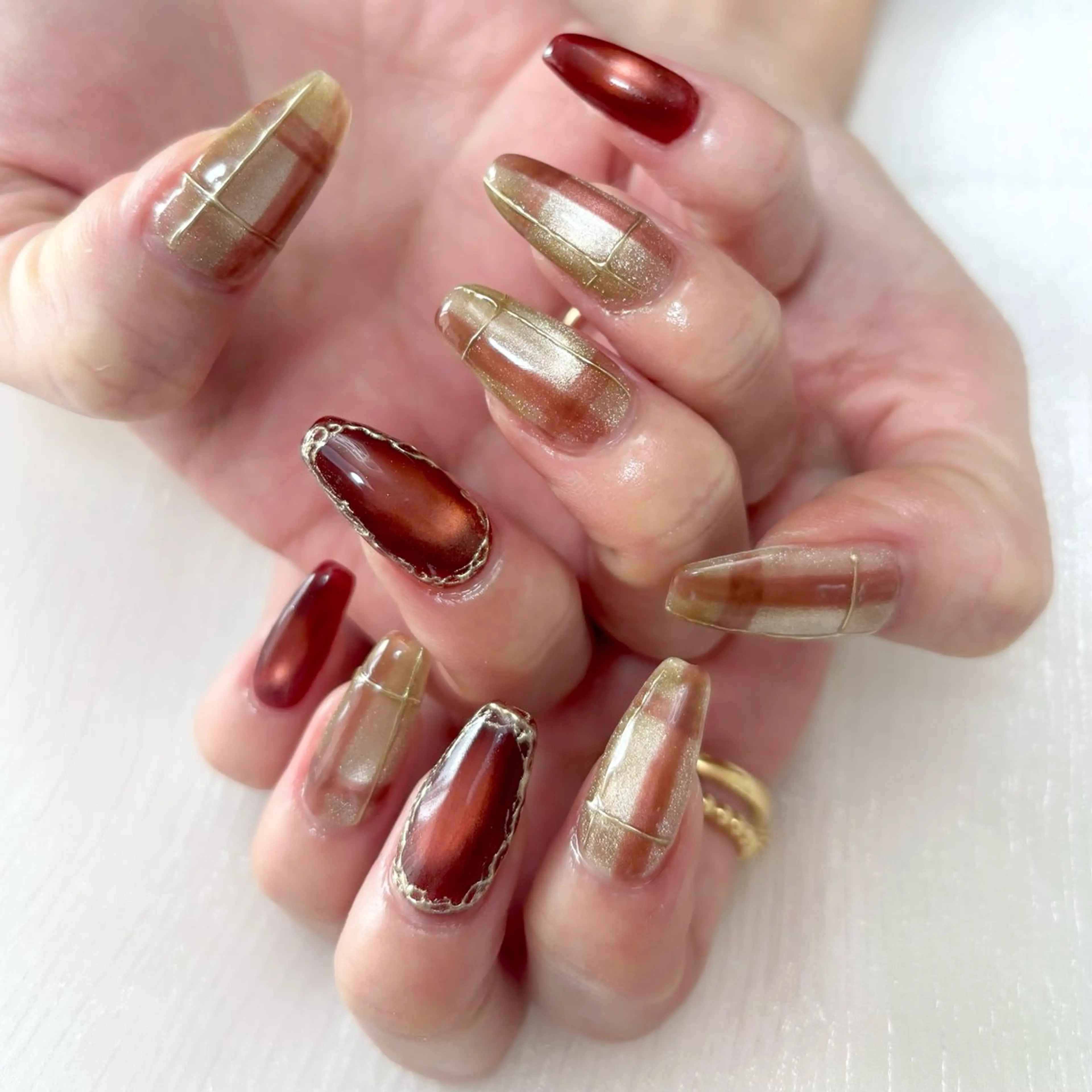 ネイル ハンドネイル yurina ☆のネイルデザイン