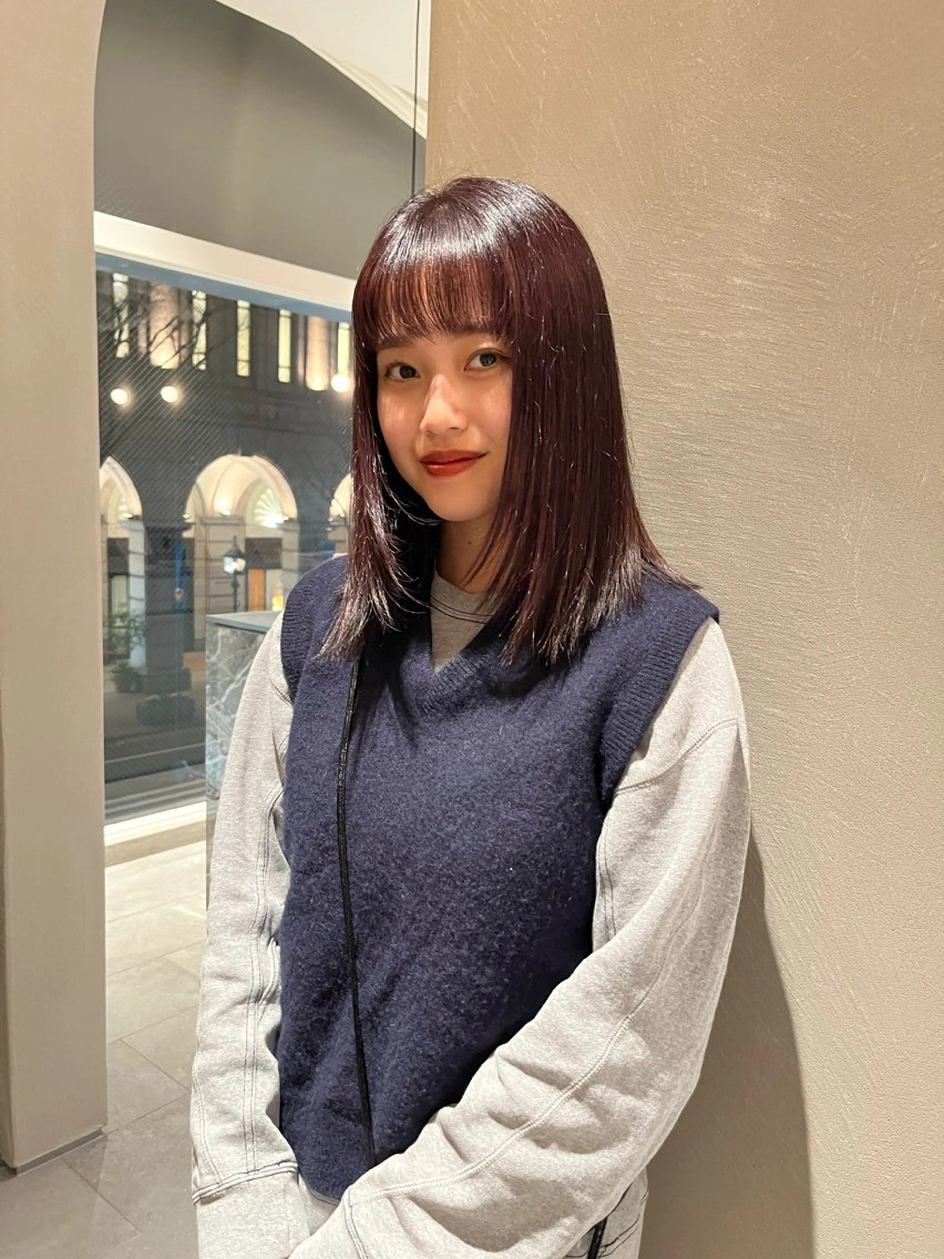 カラー hishida akiho  🩰のヘアスタイル