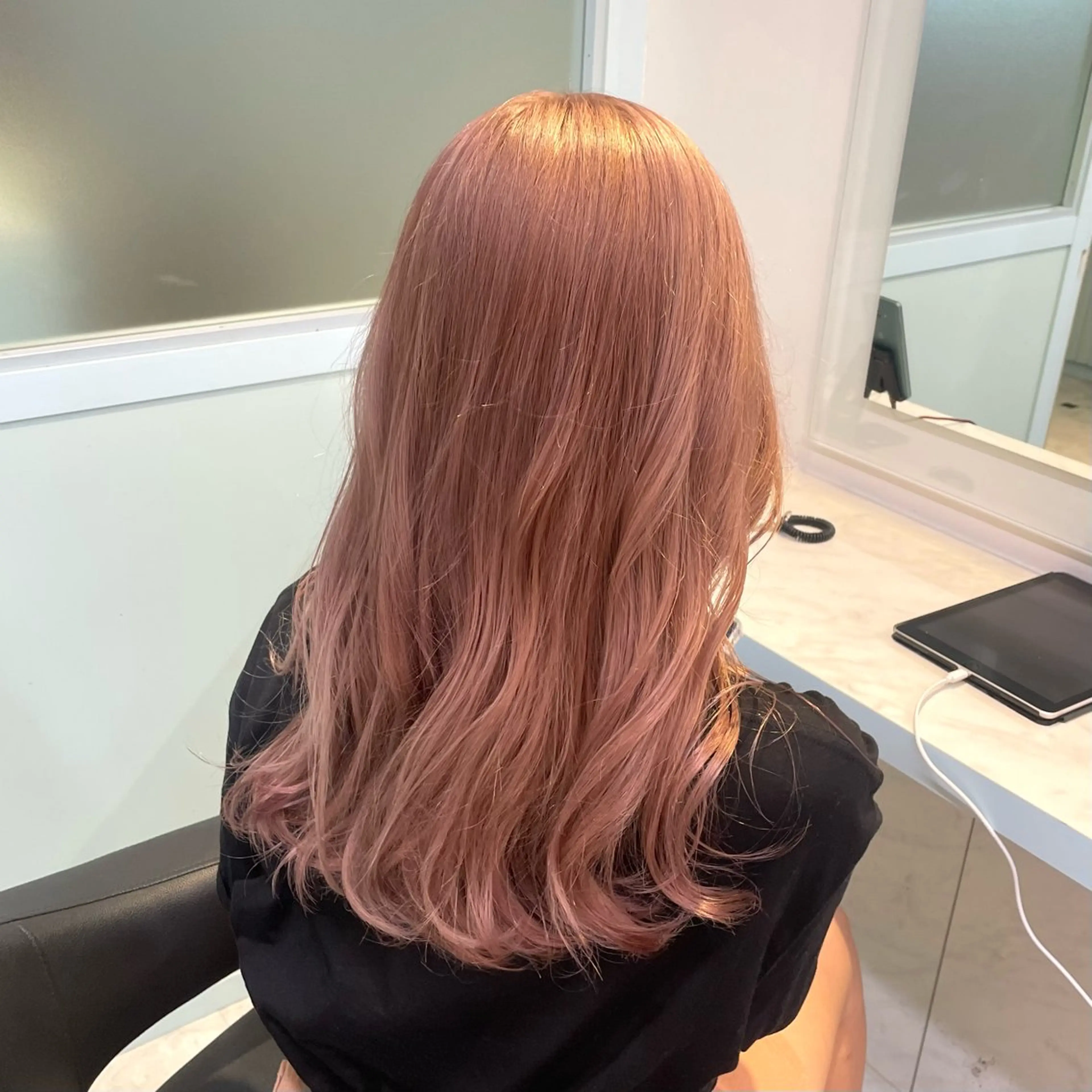 ロング カラー ヘアカラー トリートメント ヘッドスパ ヘアセット 暖色🩷透明感カラー ♡Maika♡のヘアスタイル