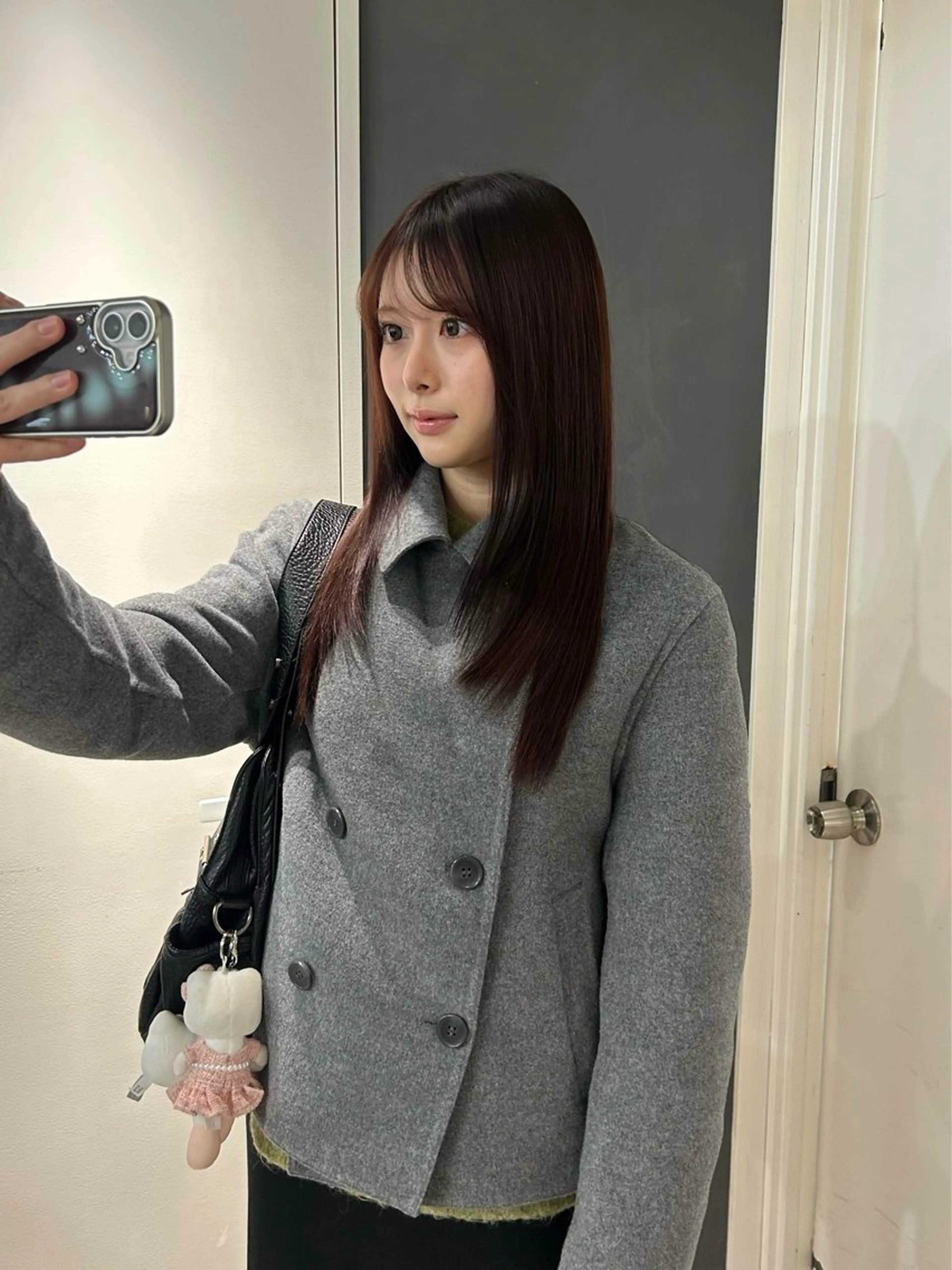 セミロング トリートメント トリートメント えり 堀江/ボブ /艶髪/レイヤーのヘアスタイル