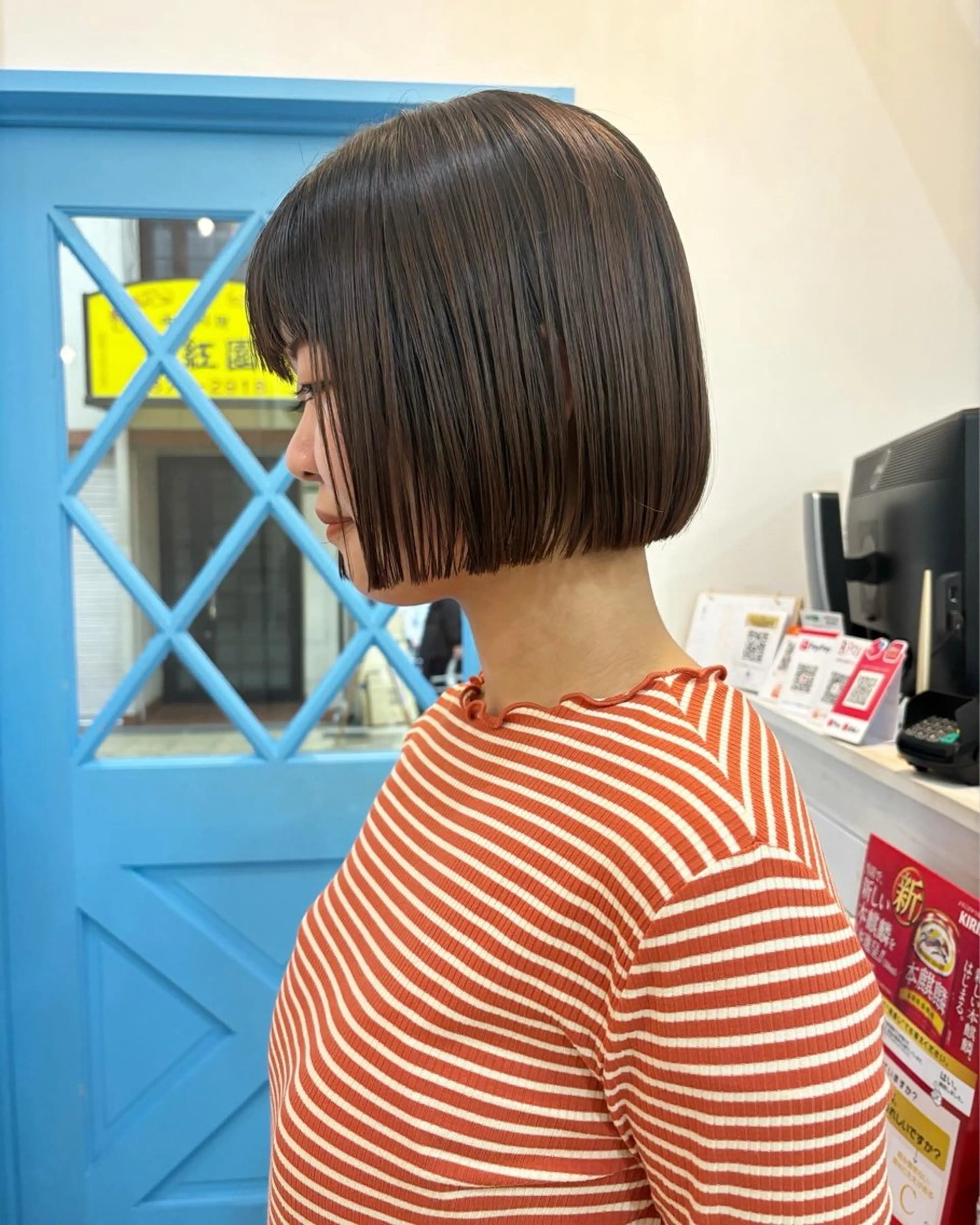 ショート ボブ／ミニボブ／ akaneのヘアスタイル