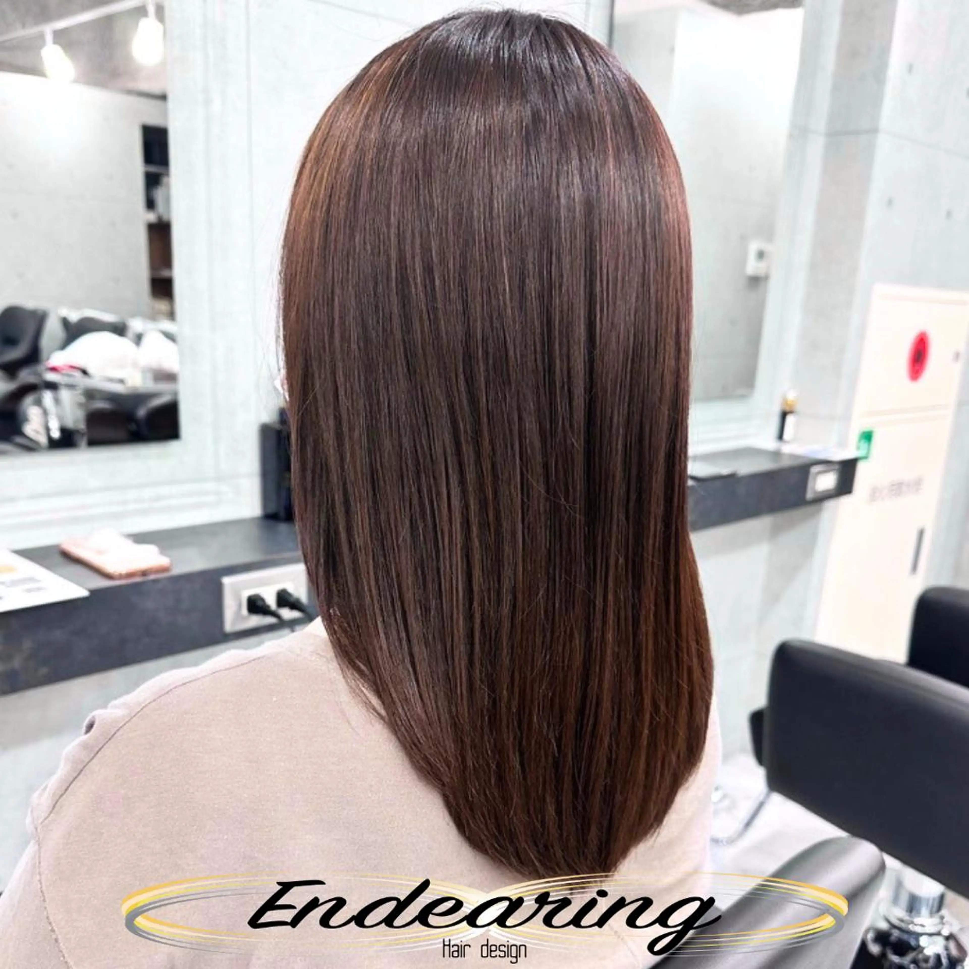 カラー ブラウンカラー 透明感カラー カット ヘアカラー Endearing 銀座/YOKOのヘアスタイル