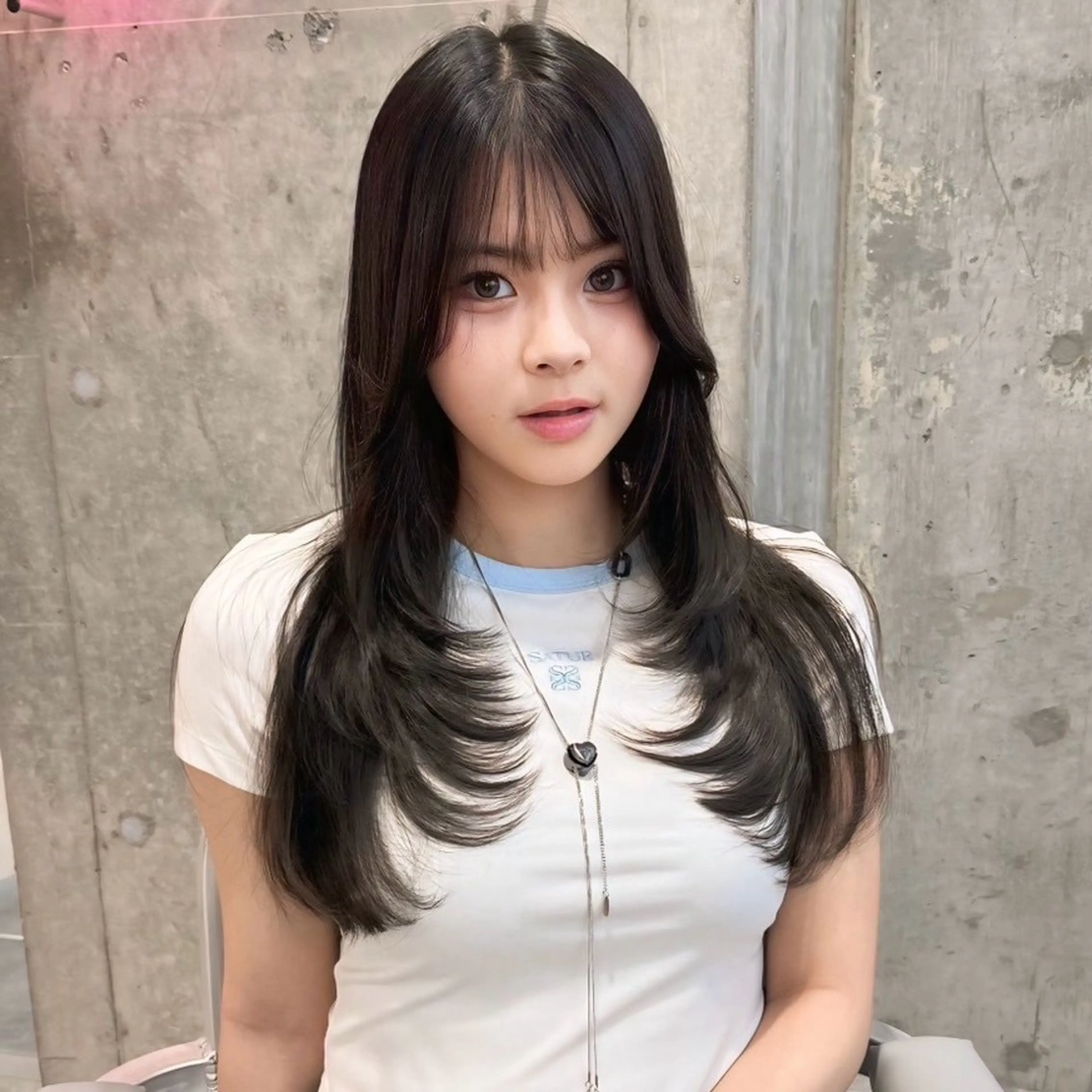 ロング カラー ⟡韓国ボブ/艶カラー /韓国🌙Yuukaのヘアスタイル