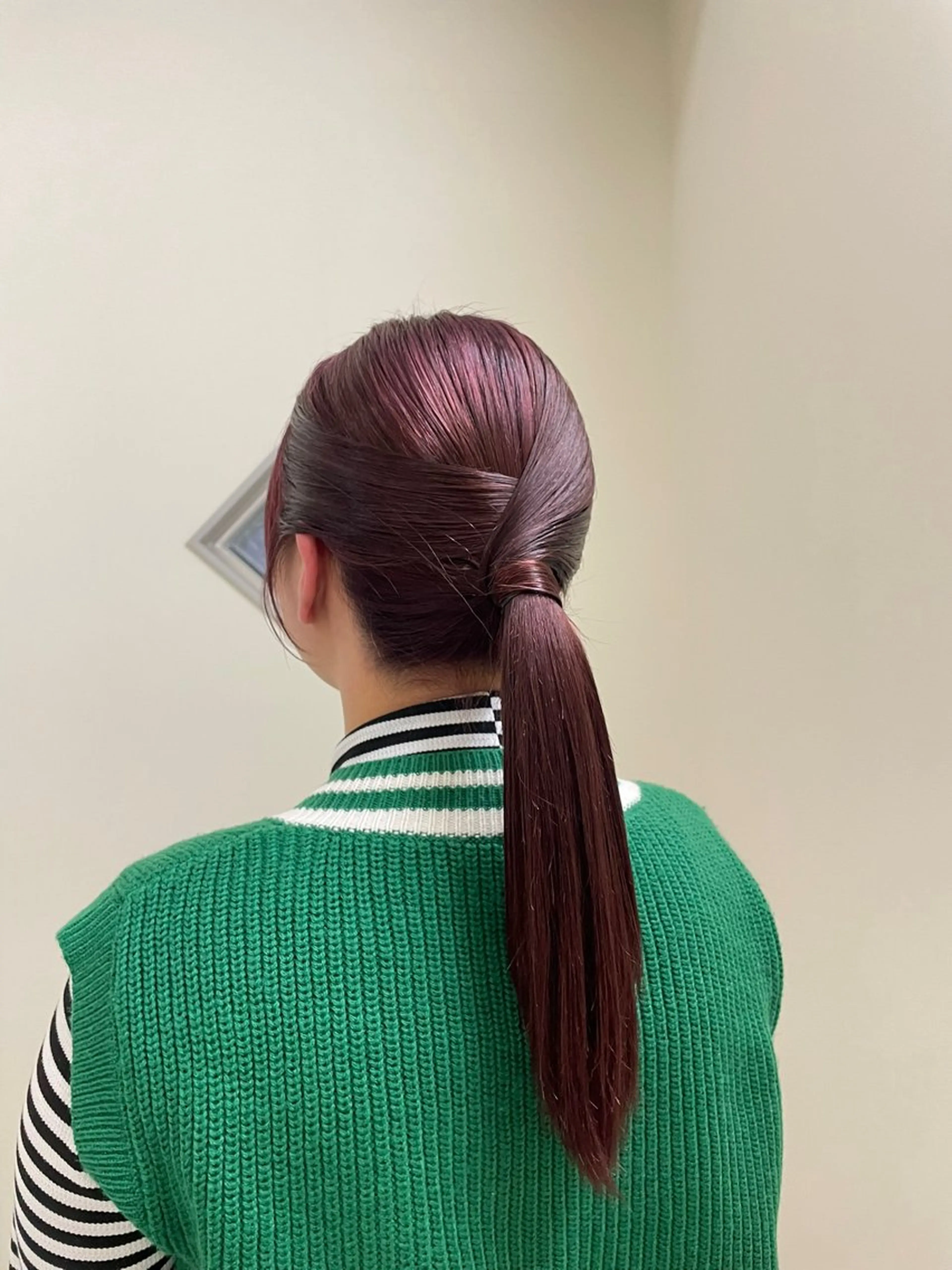 ロング カラー ヘアカラー トリートメント 菜々🫧新宿 透明感ケアブリーチのヘアスタイル