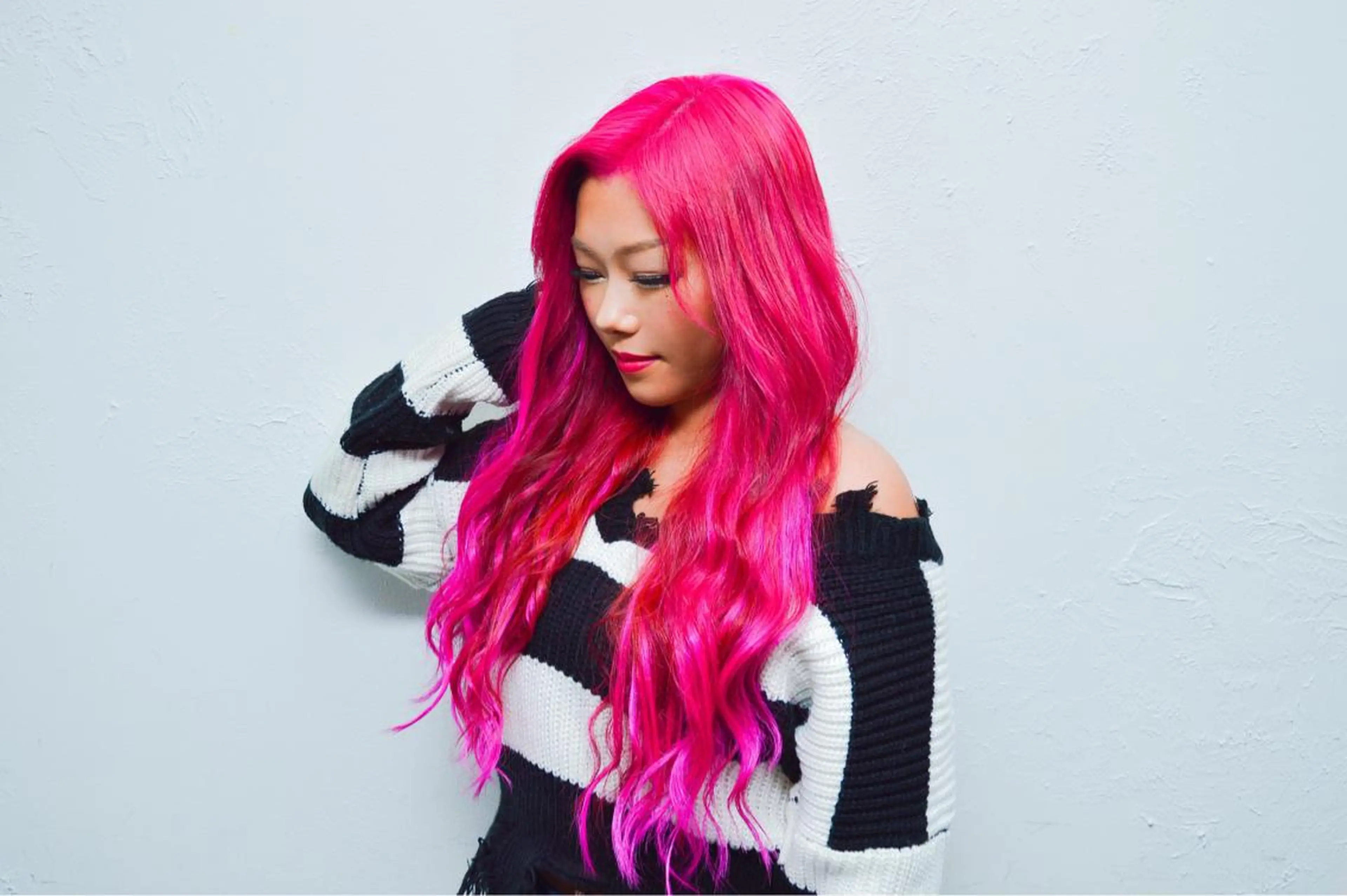 ロング カラー シールエクステ エクステ ロング カット ヘアカラー トリートメント エクステ エクステリピート率 No.1 菊池　悠介のヘアスタイル