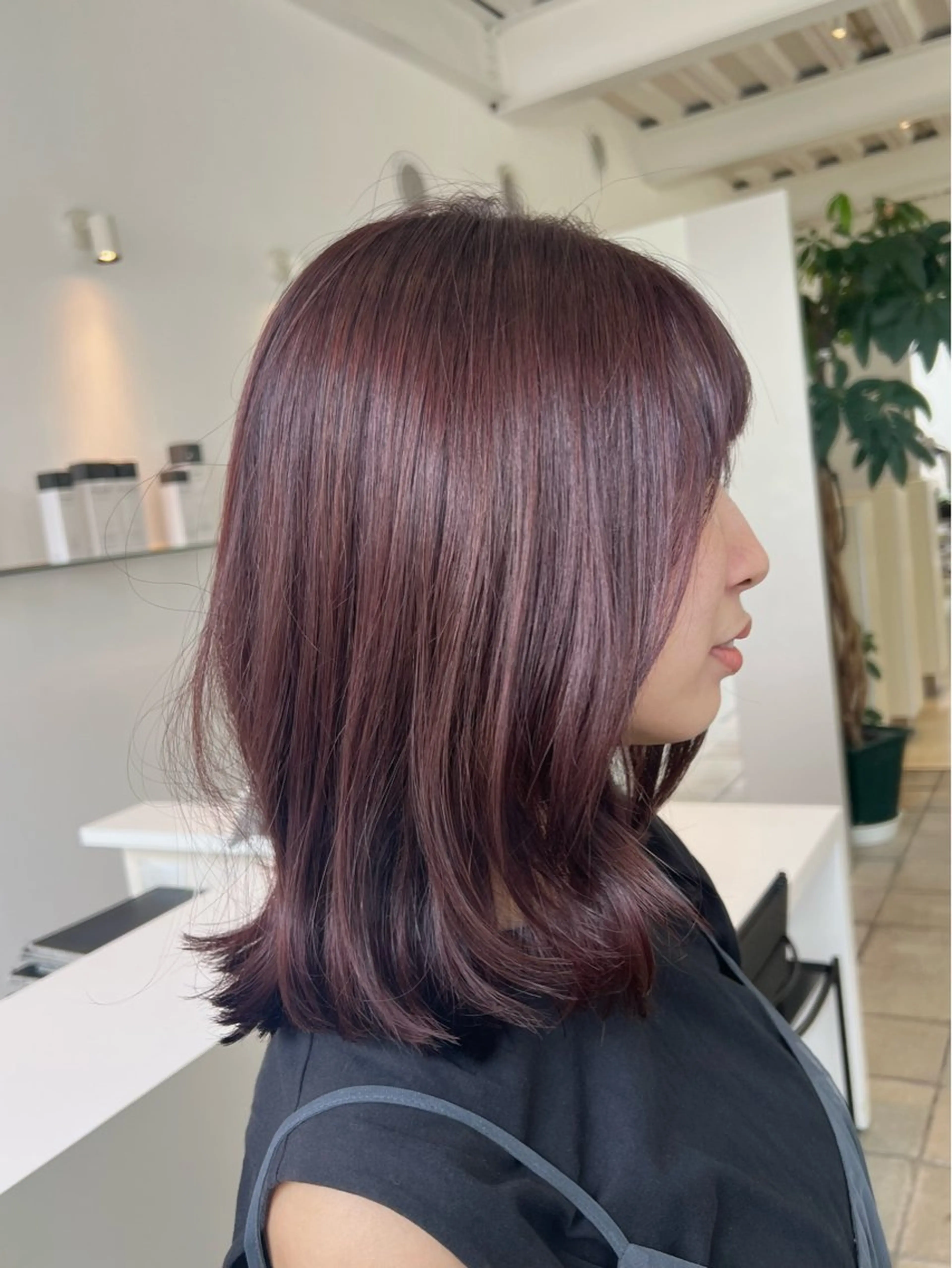 【人気メニュー🌱】カット＋イルミナカラー＋3stepトリートメントコース　¥11700の写真