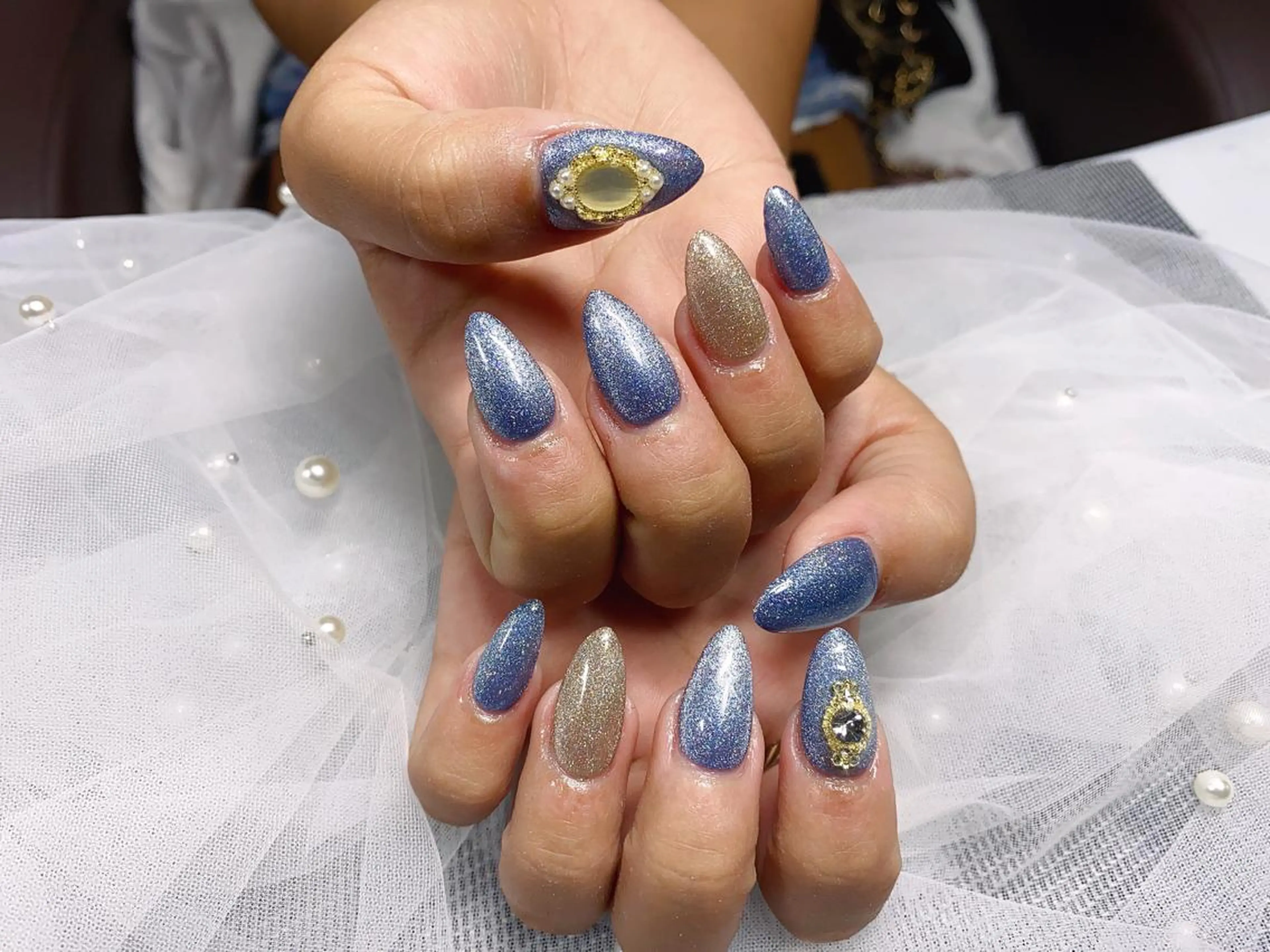 ネイル ラベンダー💖日暮里 ルル💖ネイルのネイルデザイン