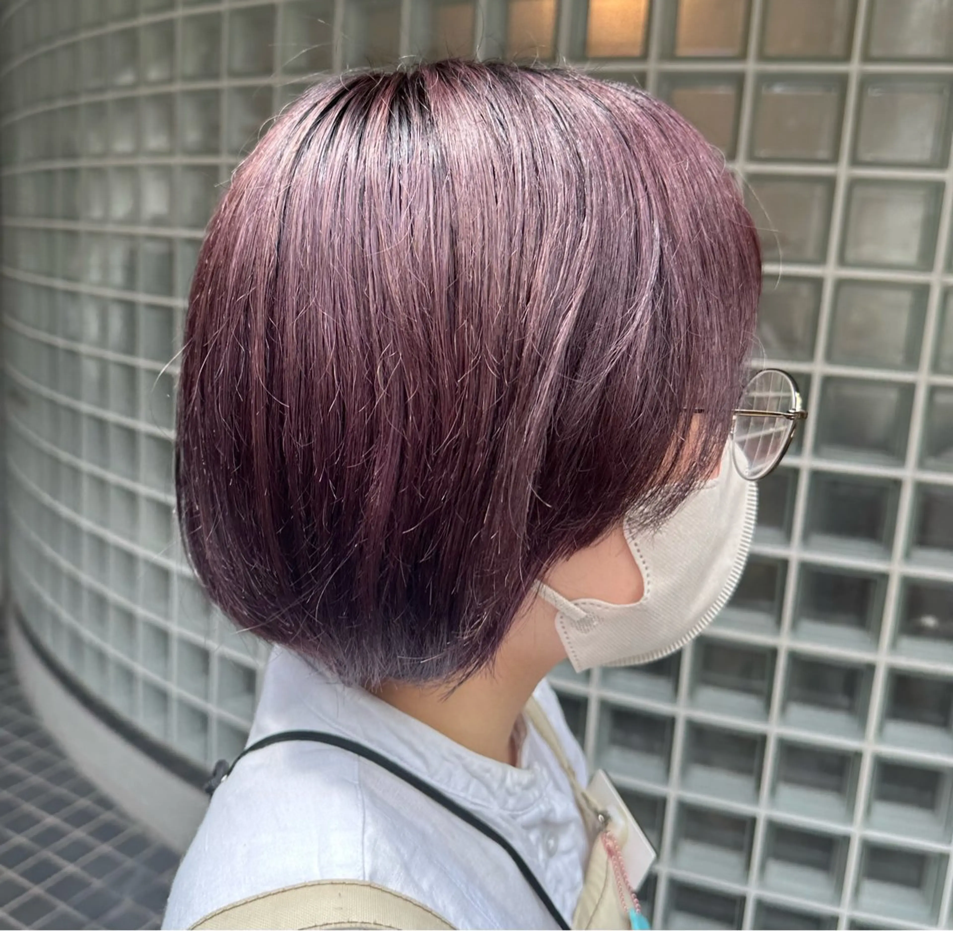カラー 🍊暖色/ボブ chihiro🌼ོのヘアスタイル